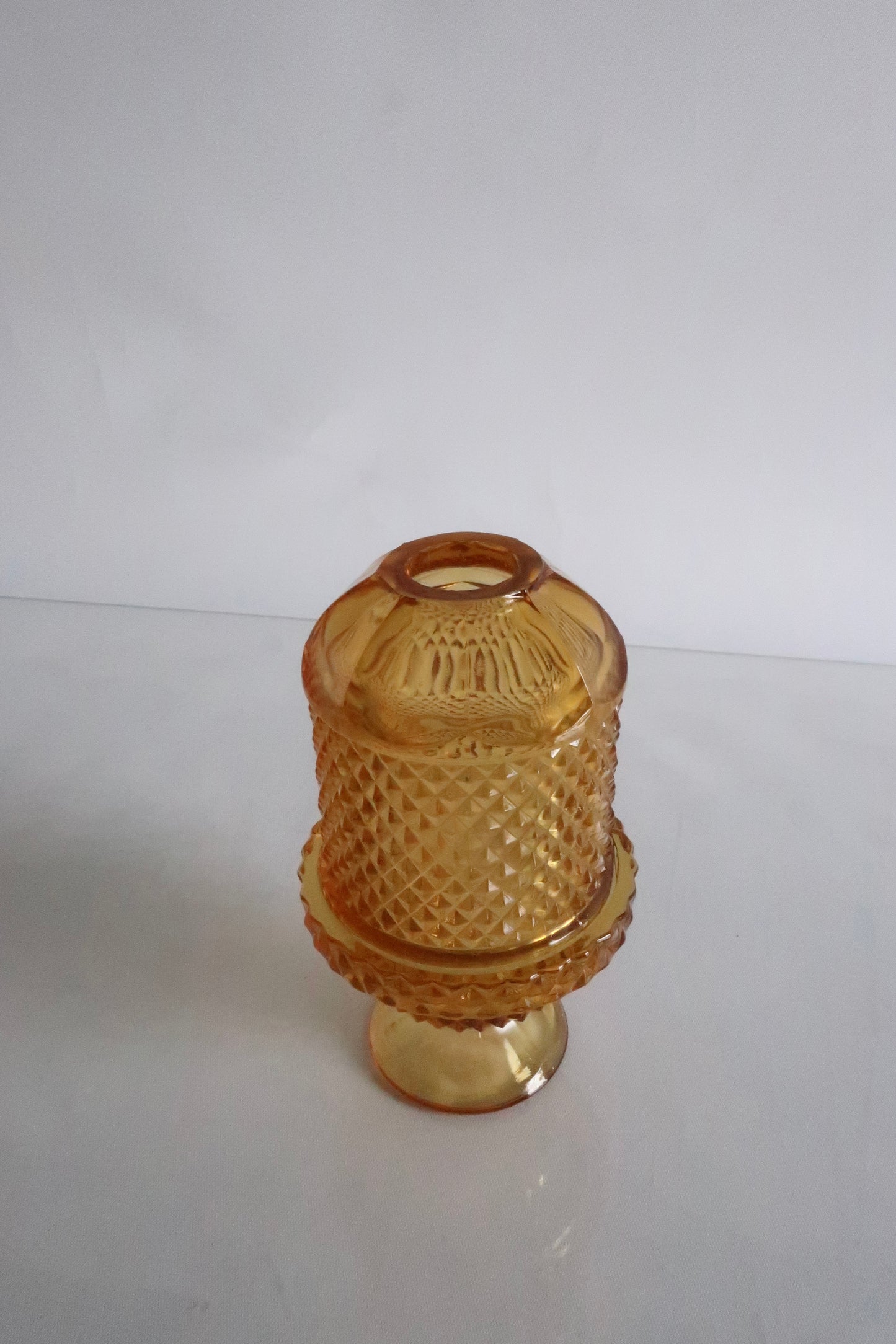 Viking Diamond Point Amber Fairy Lamp