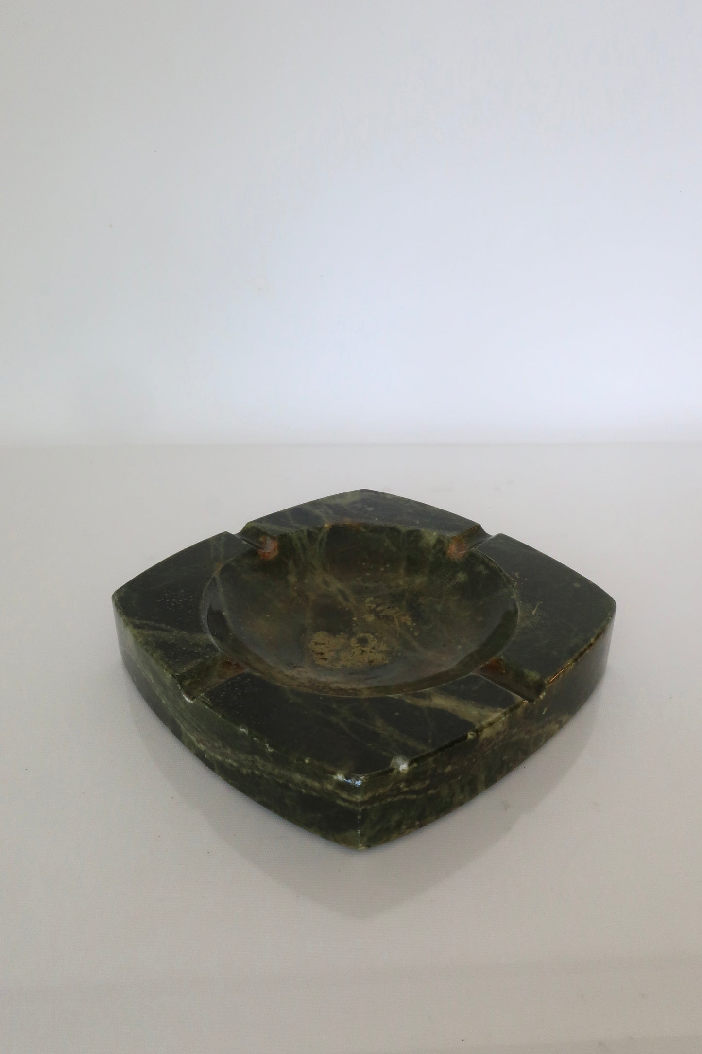 Italian Alabaster Green Ashtray
