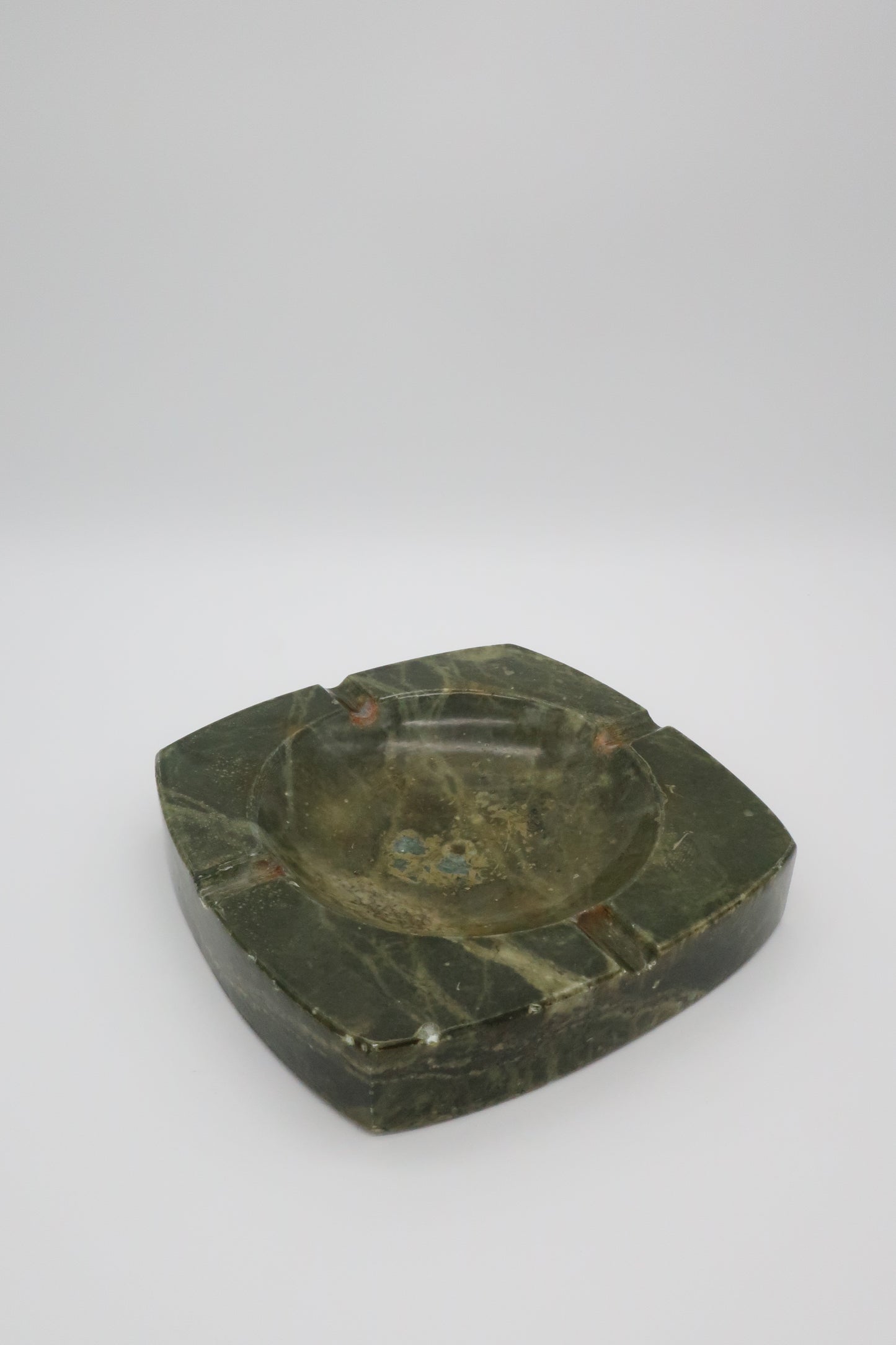 Italian Alabaster Green Ashtray