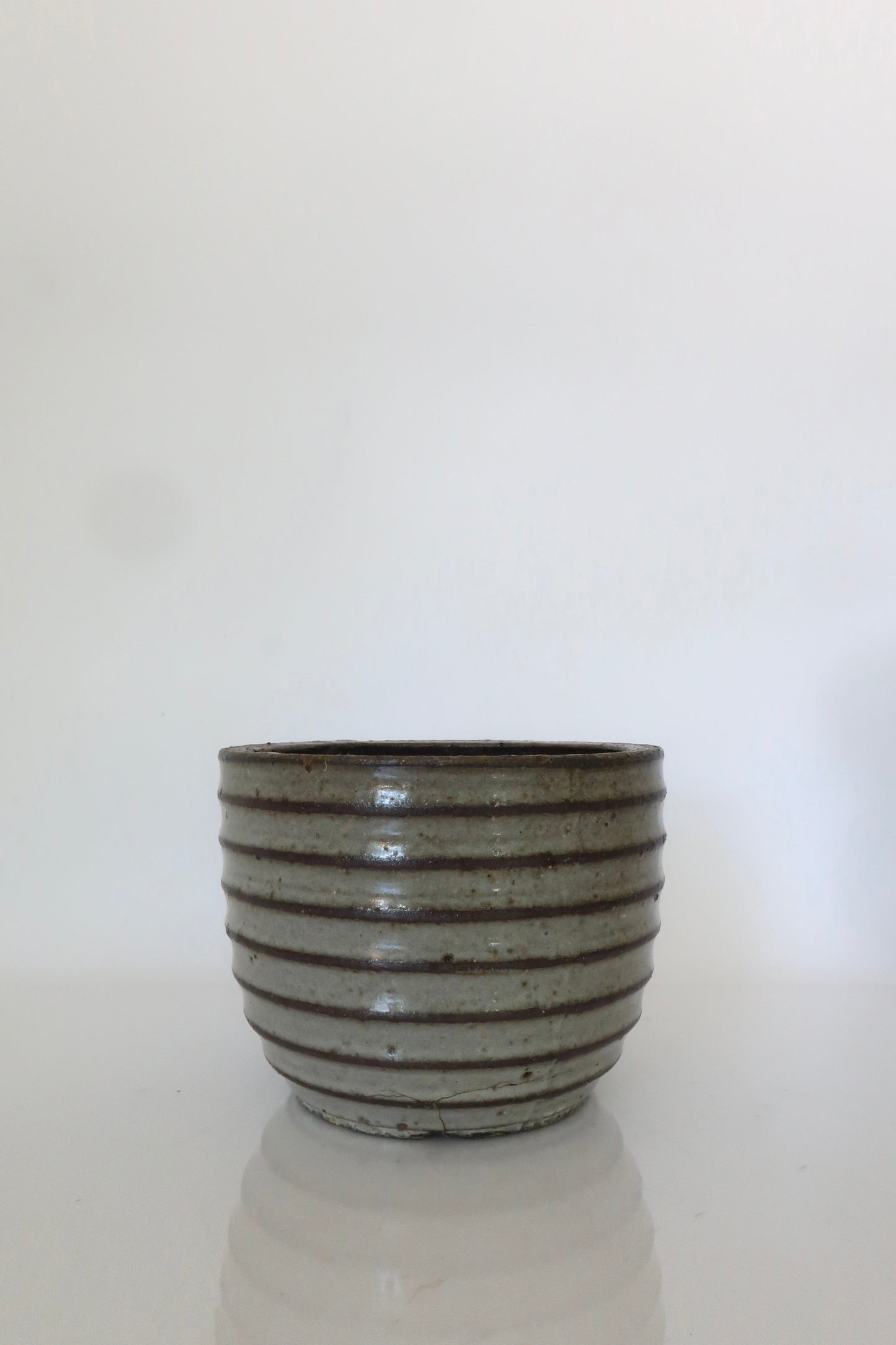 Ceramic Ribbed Planter
