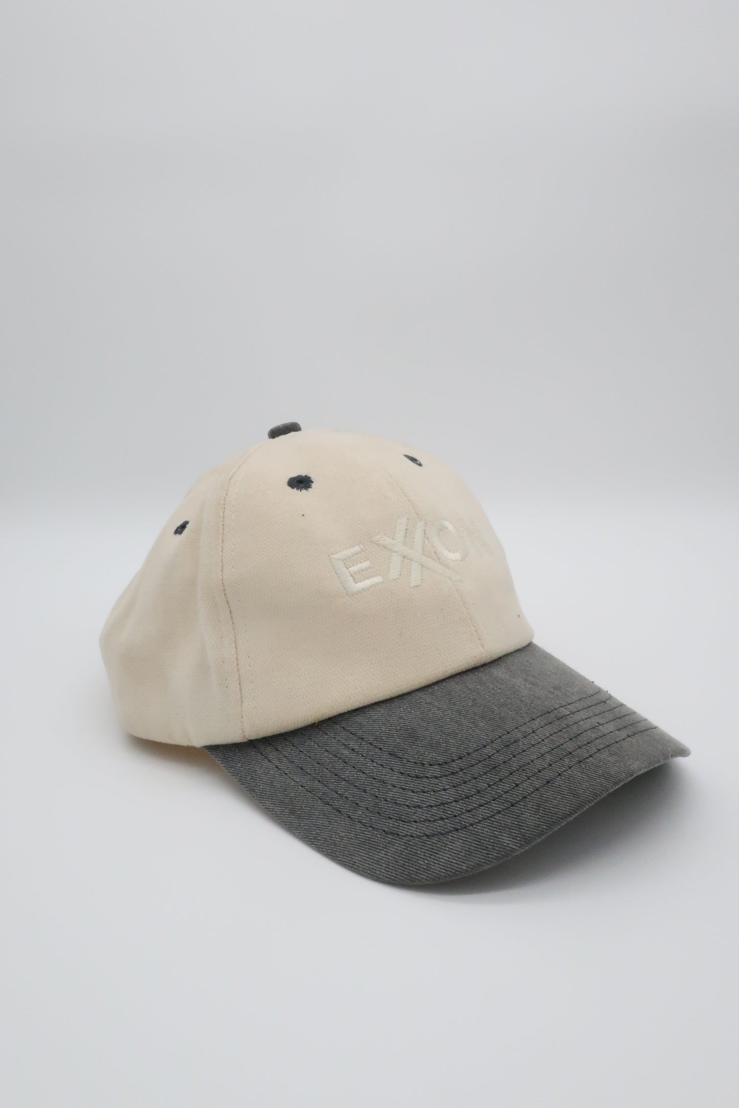 Grey & Cream Exxon Hat