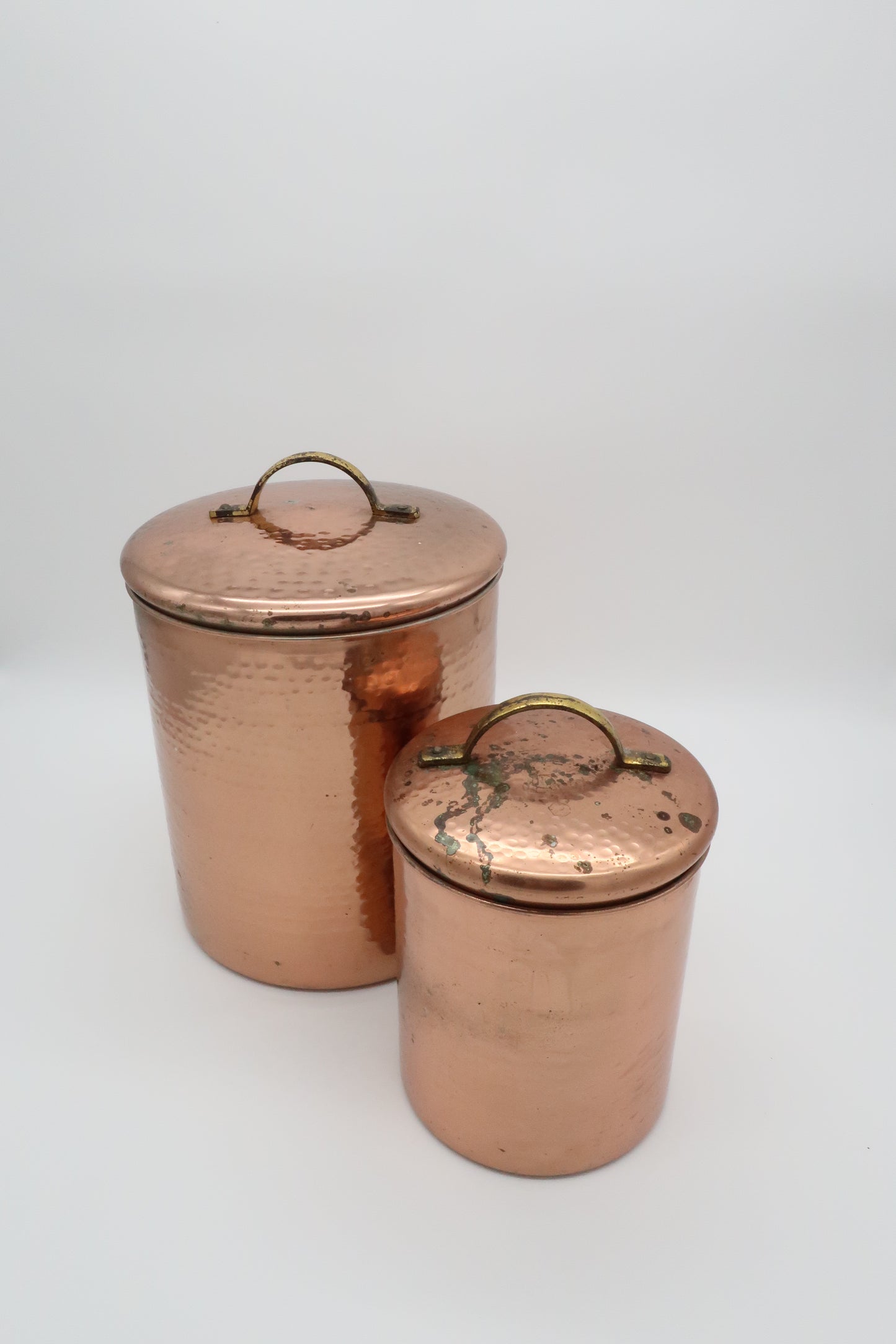 Hammered Copper Canister Set
