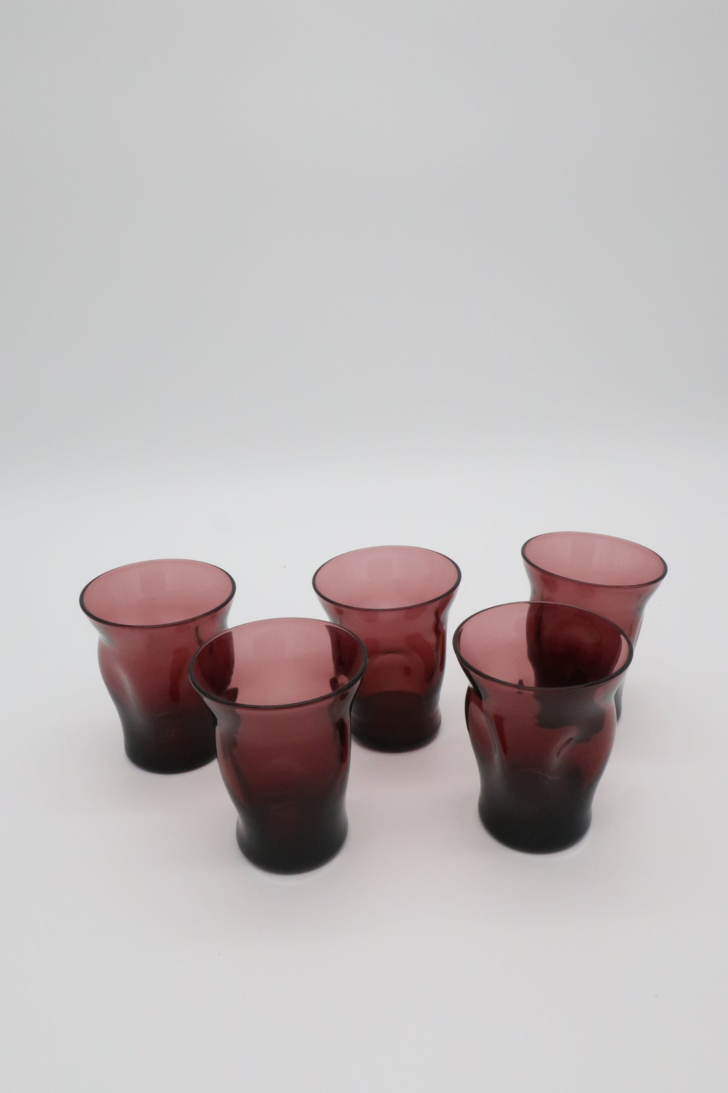 Cambridge Amethyst Pinch Shot Glasses
