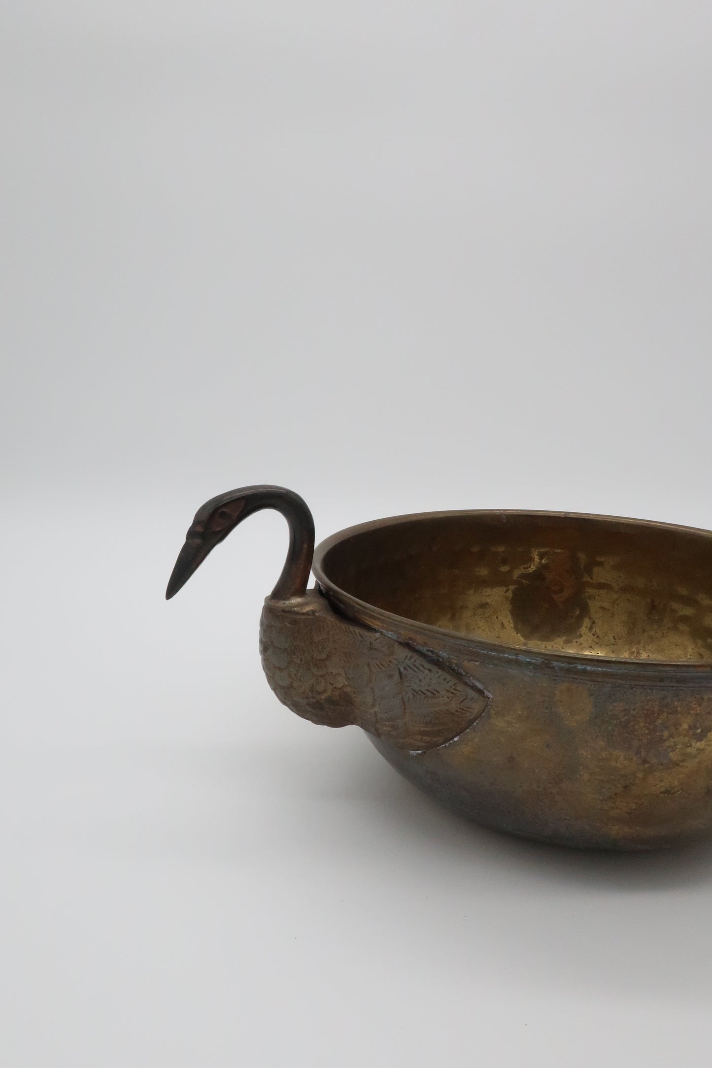 Brass Swan Catch-all