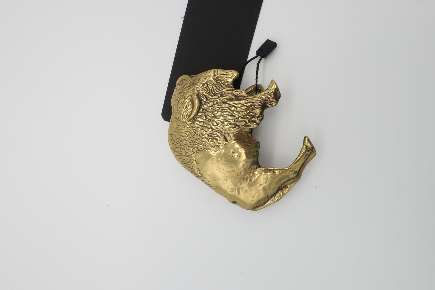 Brass Buffalo Belt Buckle