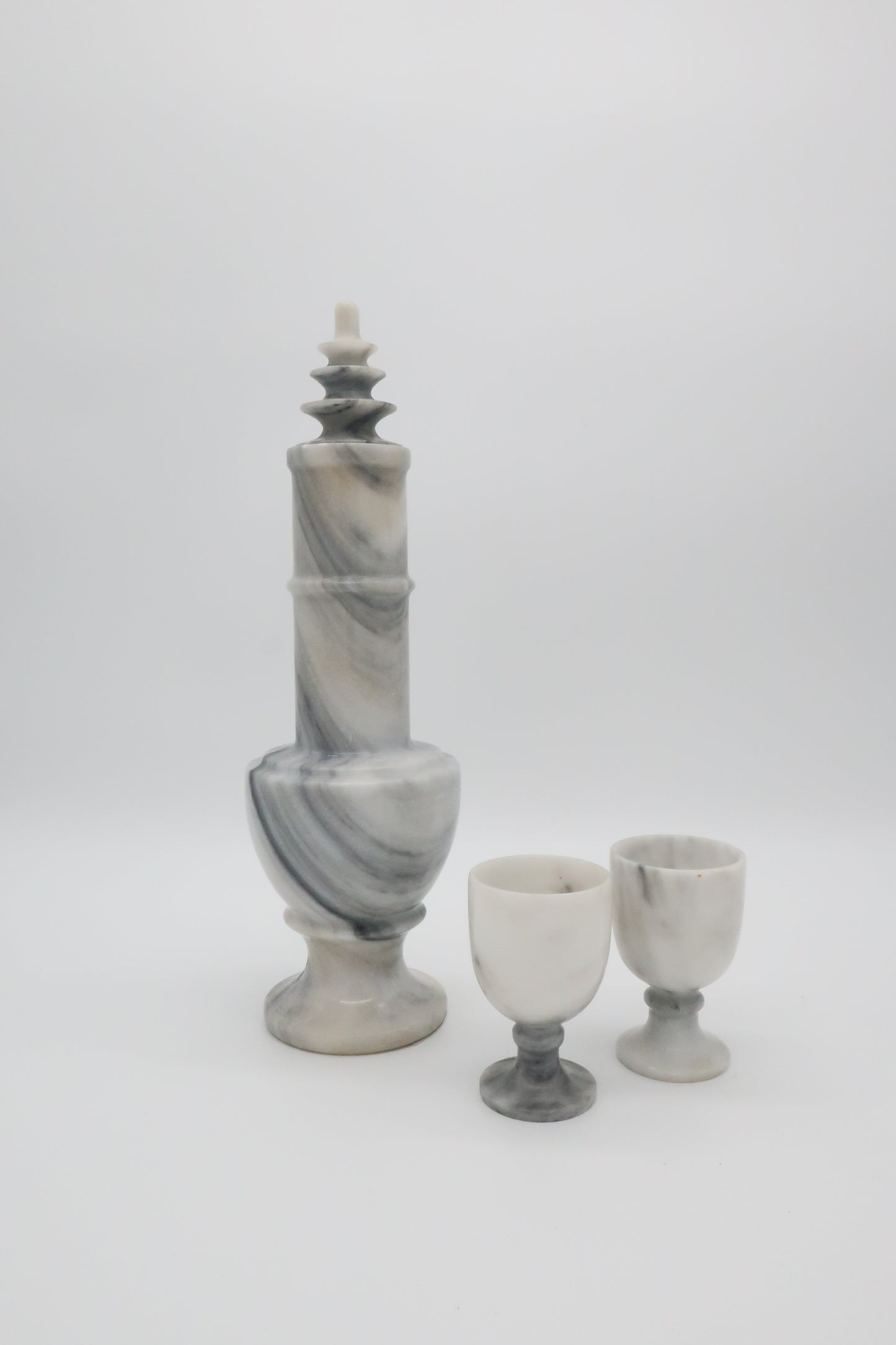 Marble Decanter Set