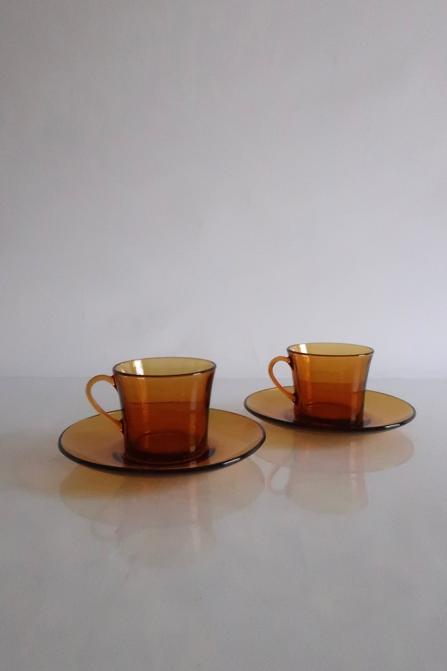 Duralex Amber Tea Cup Set