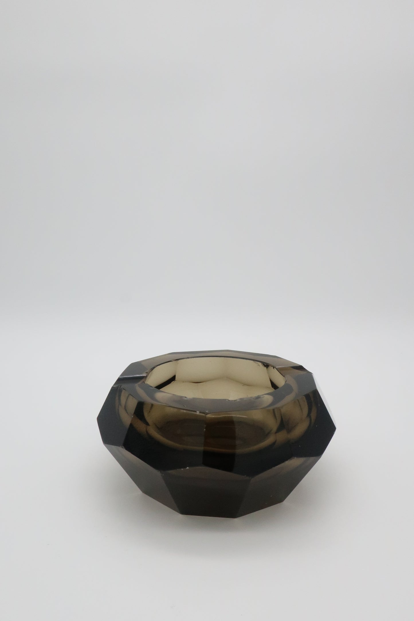 Moser Art Deco Brown Ashtray