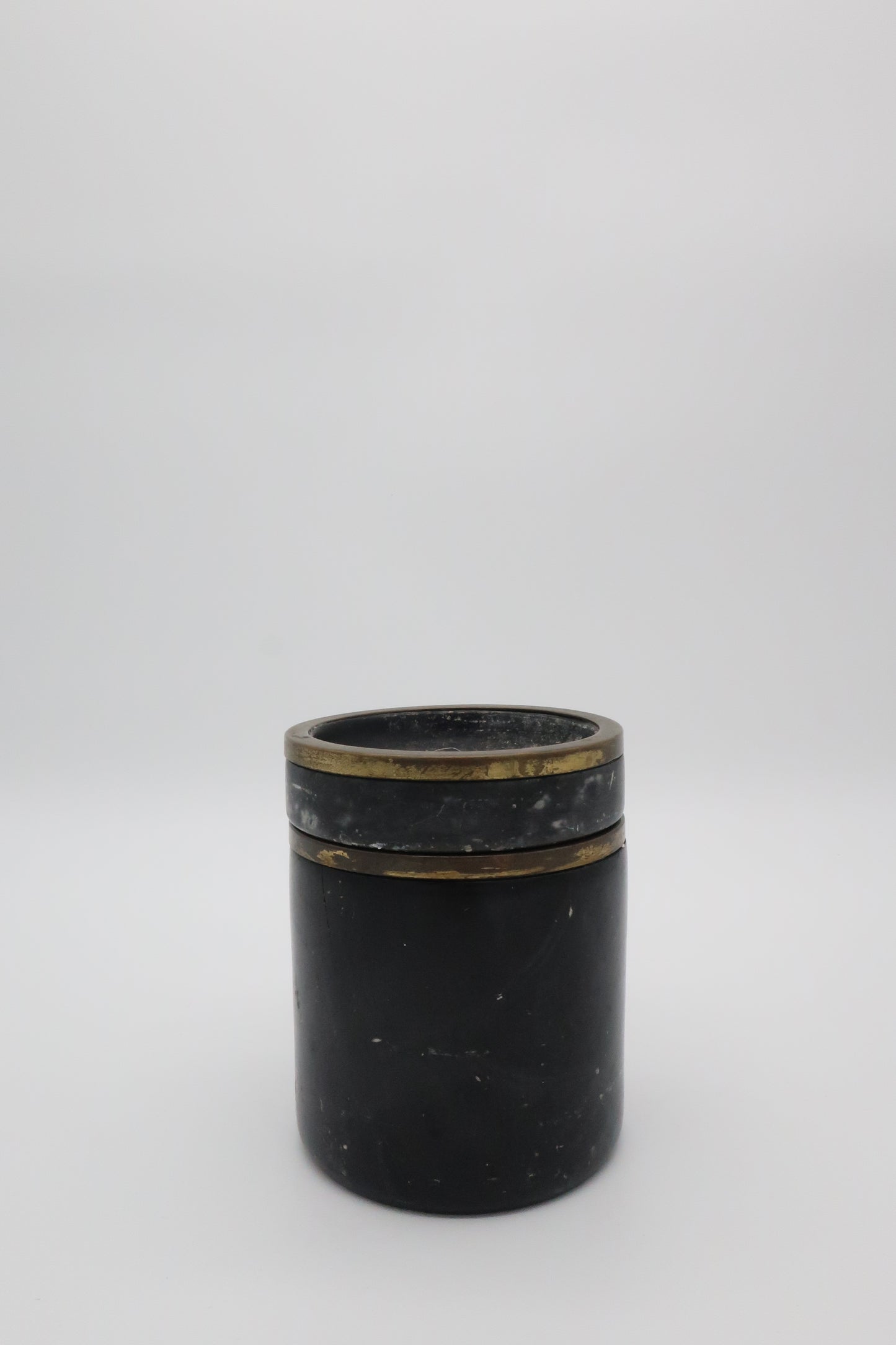 Black Marble & Brass Ashtray