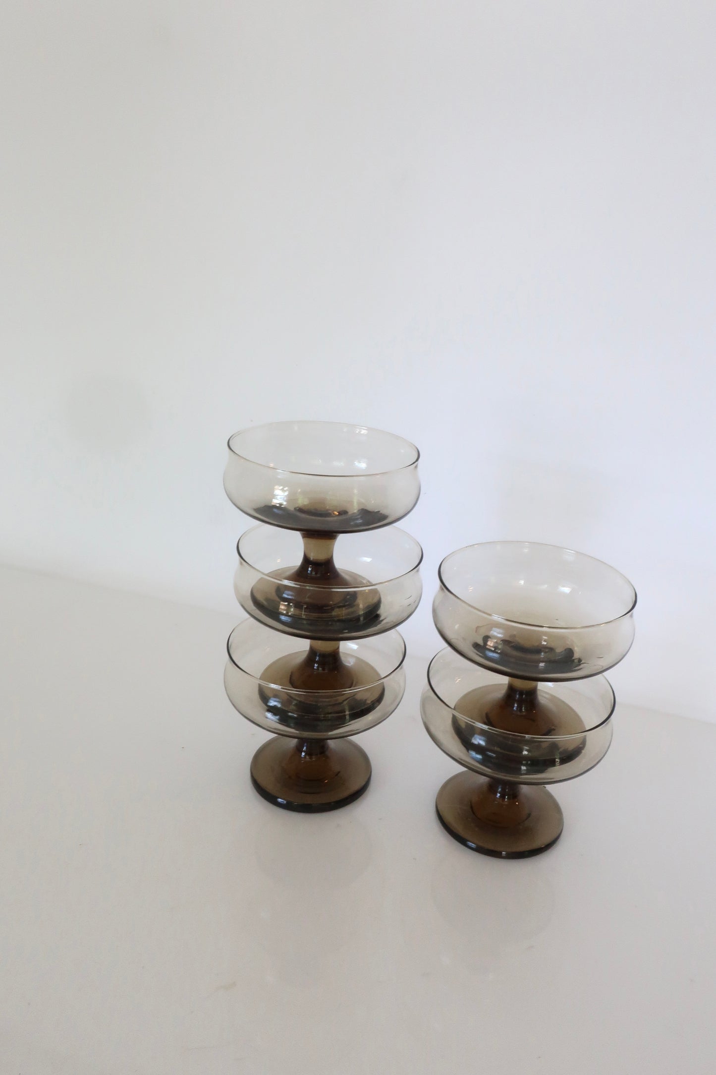 Libbey Tawny Coupes