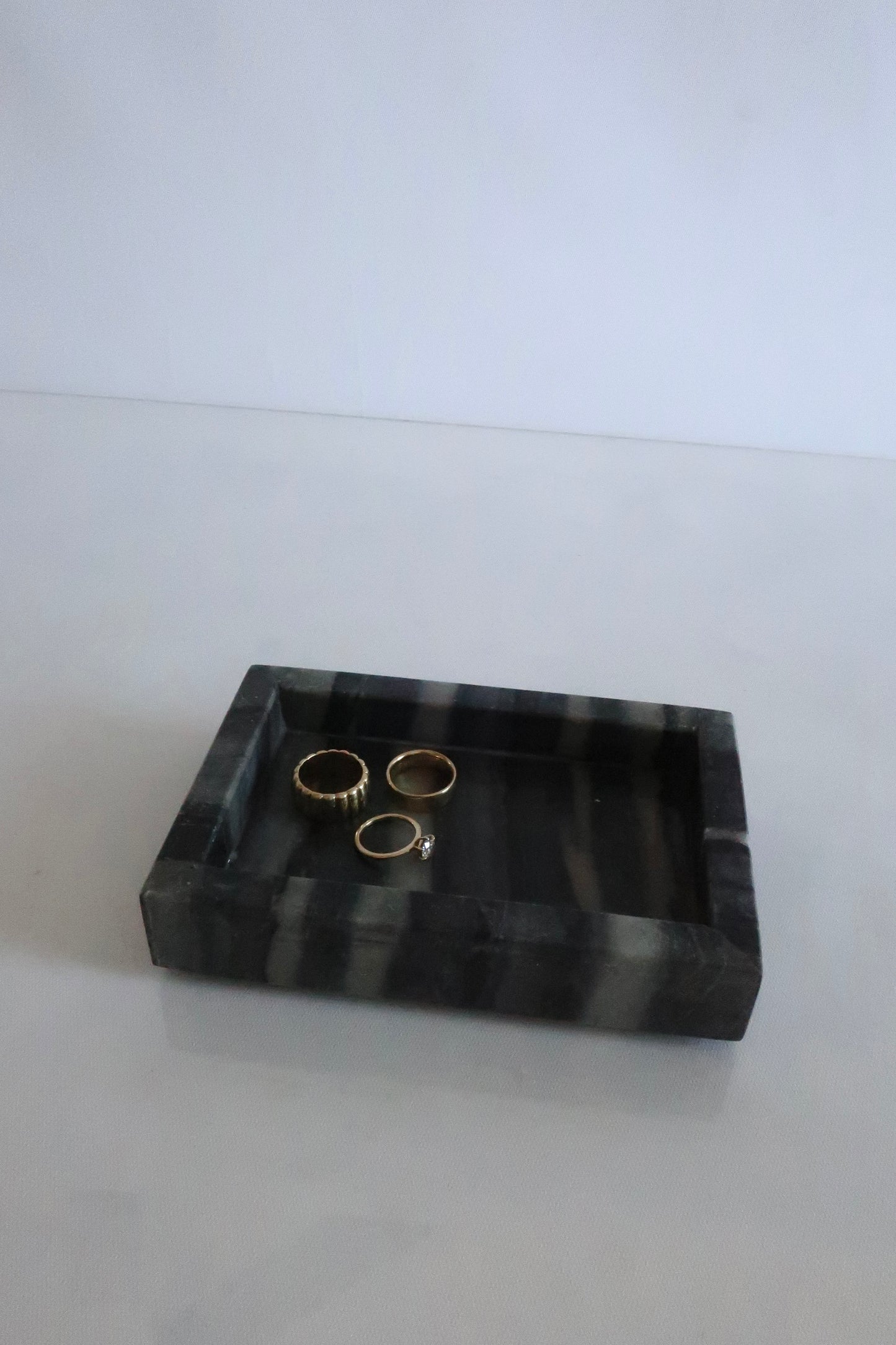 Black & White Marble Catch-all