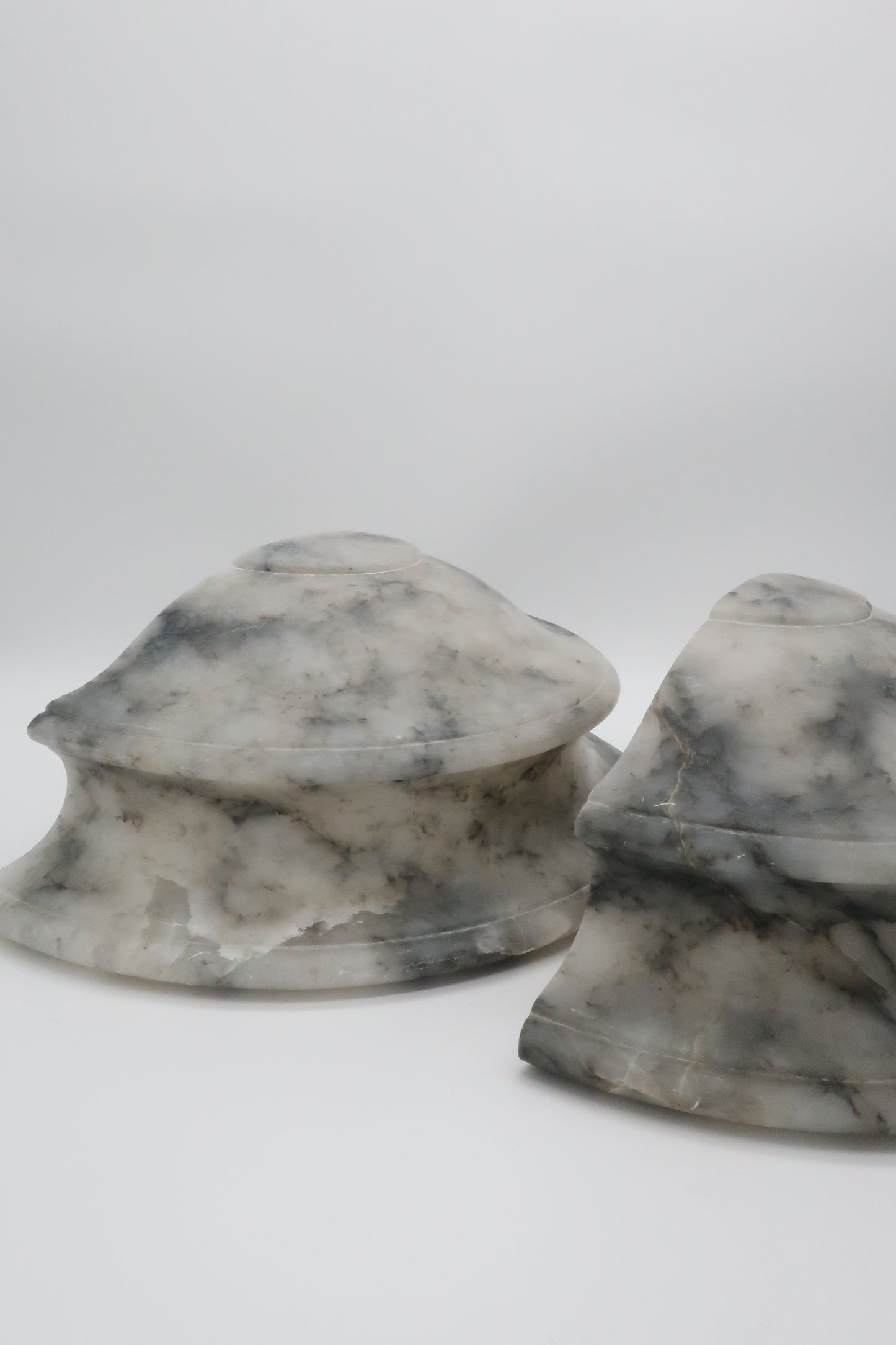 Italian Marble Sconce Set