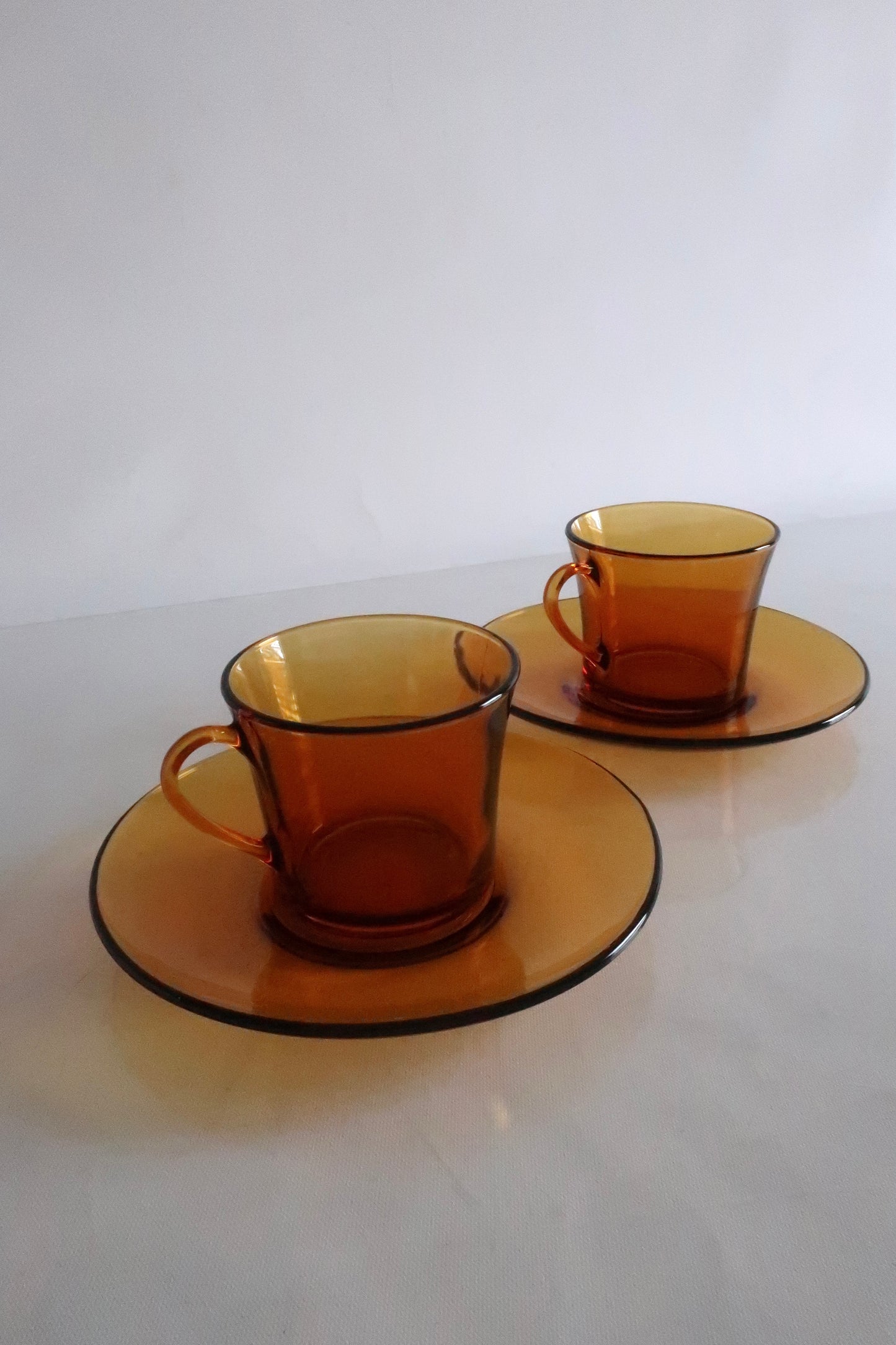 Duralex Amber Tea Cup Set