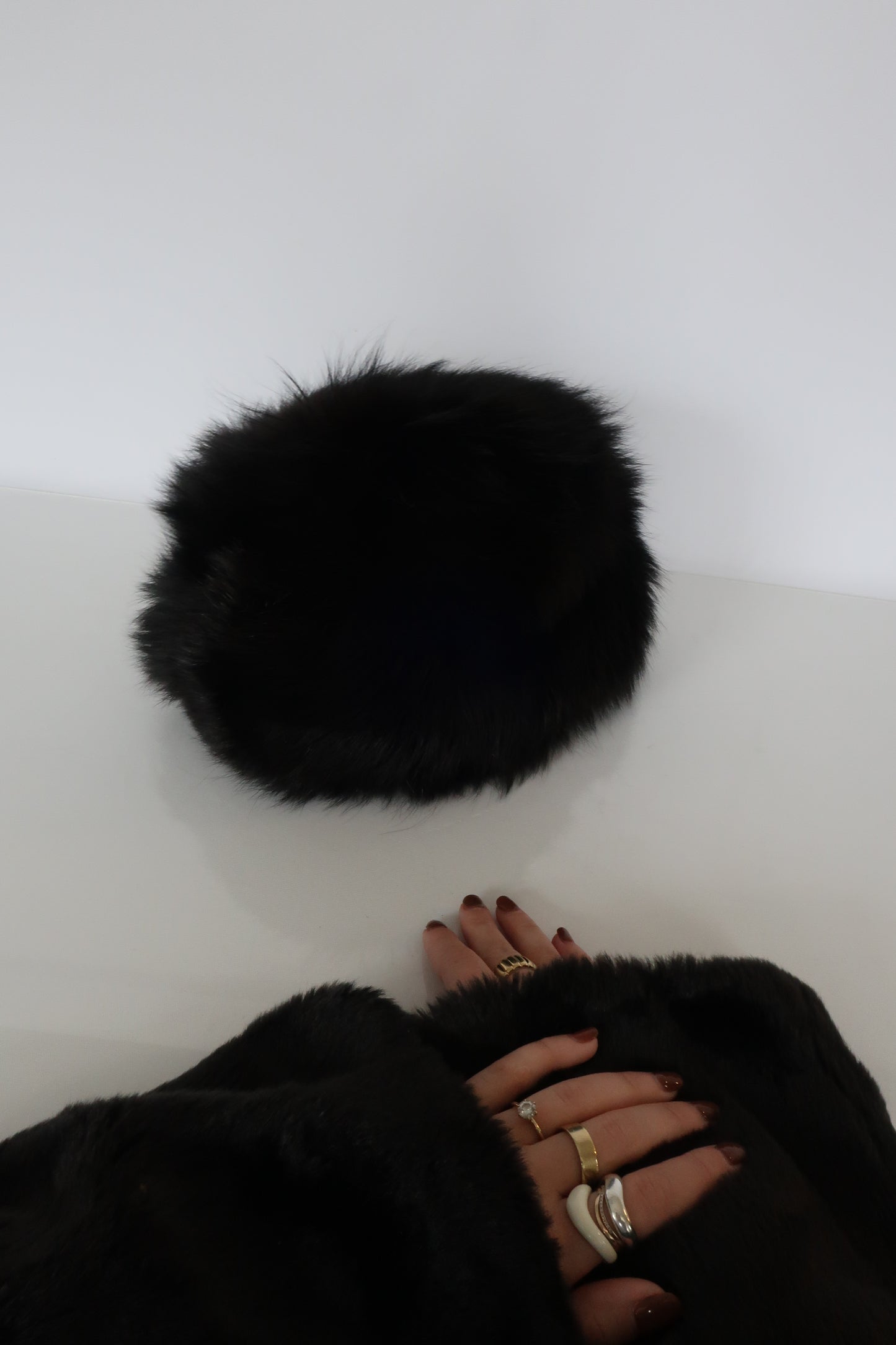 Black Fur Hat