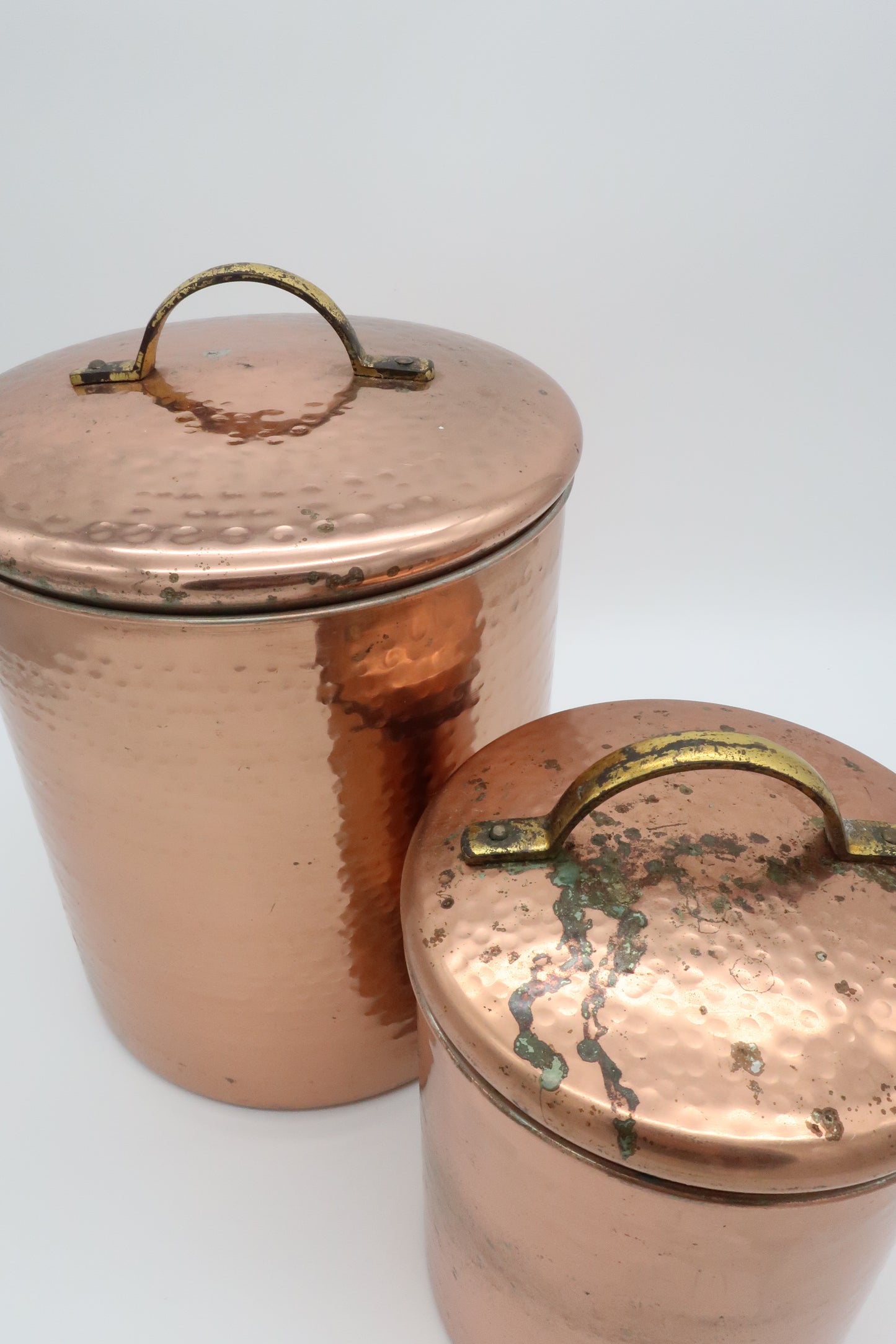 Hammered Copper Canister Set