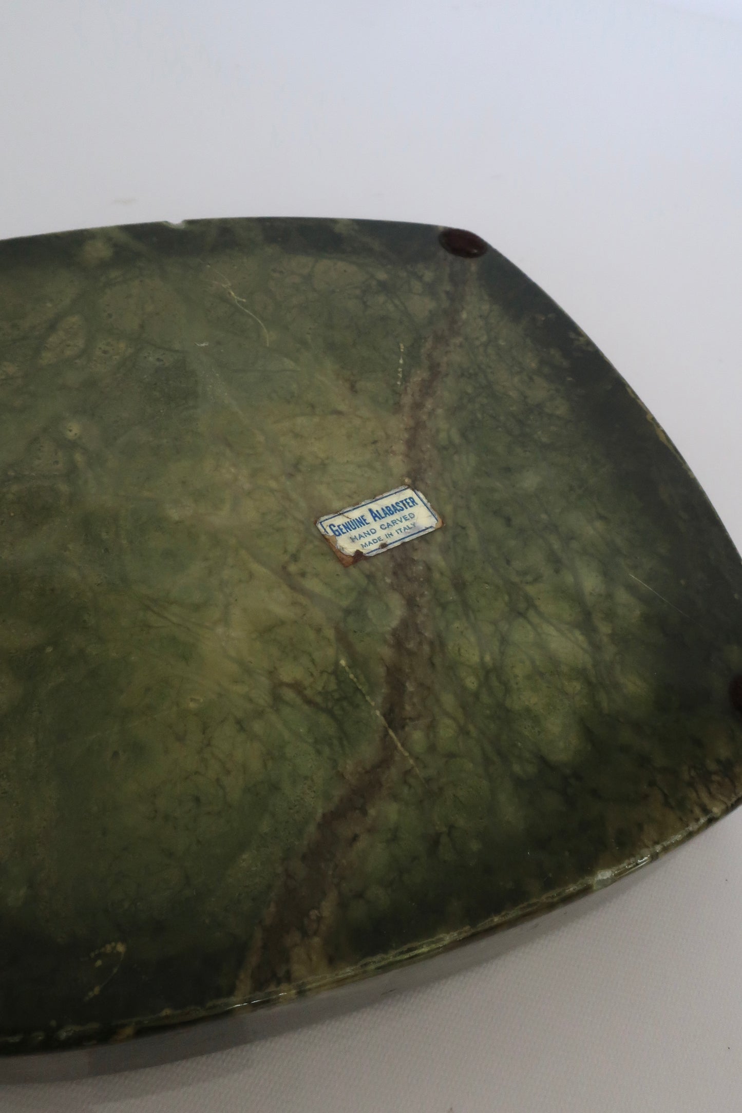 Italian Alabaster Green Ashtray