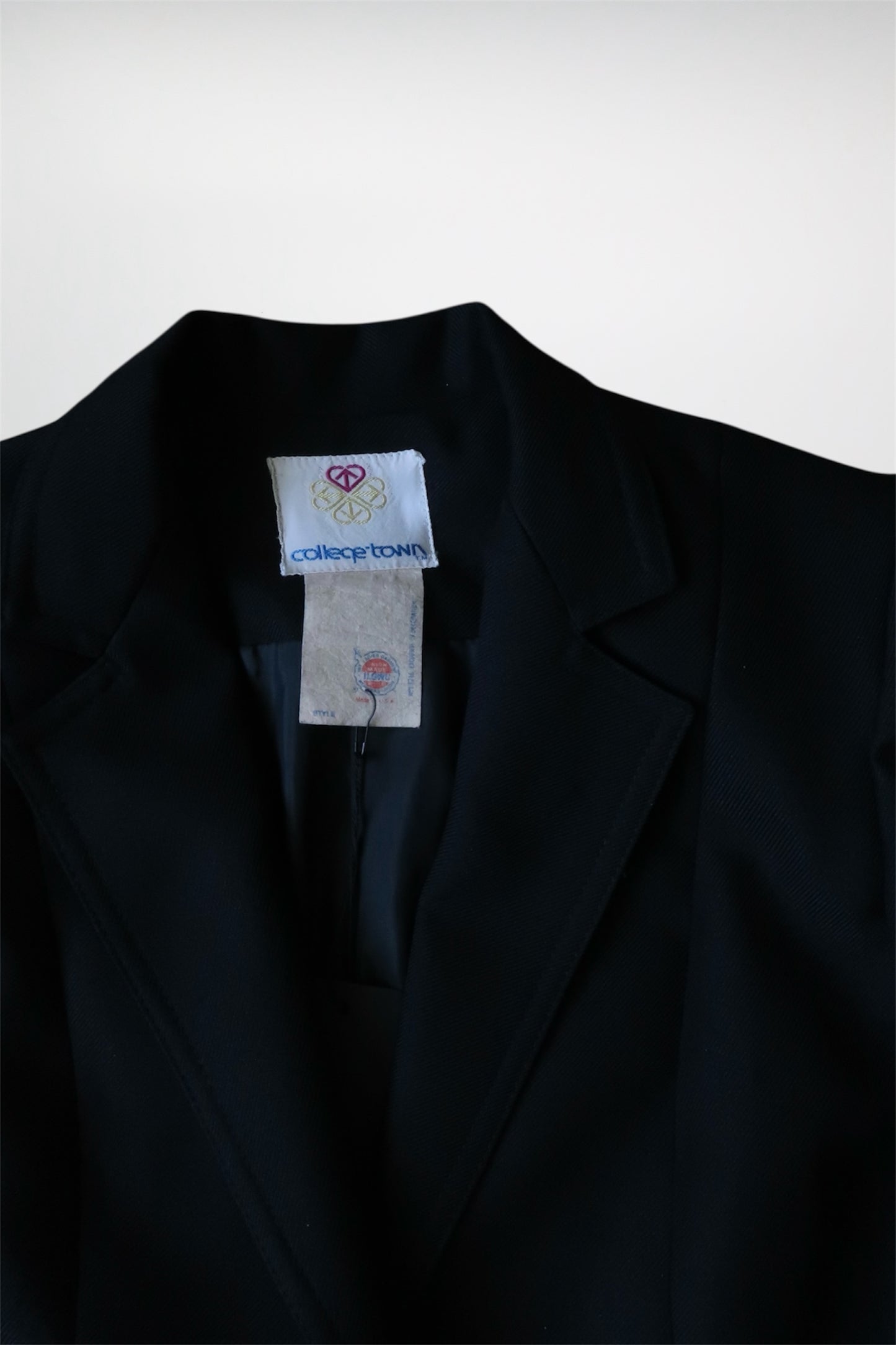 College Town Black Blazer