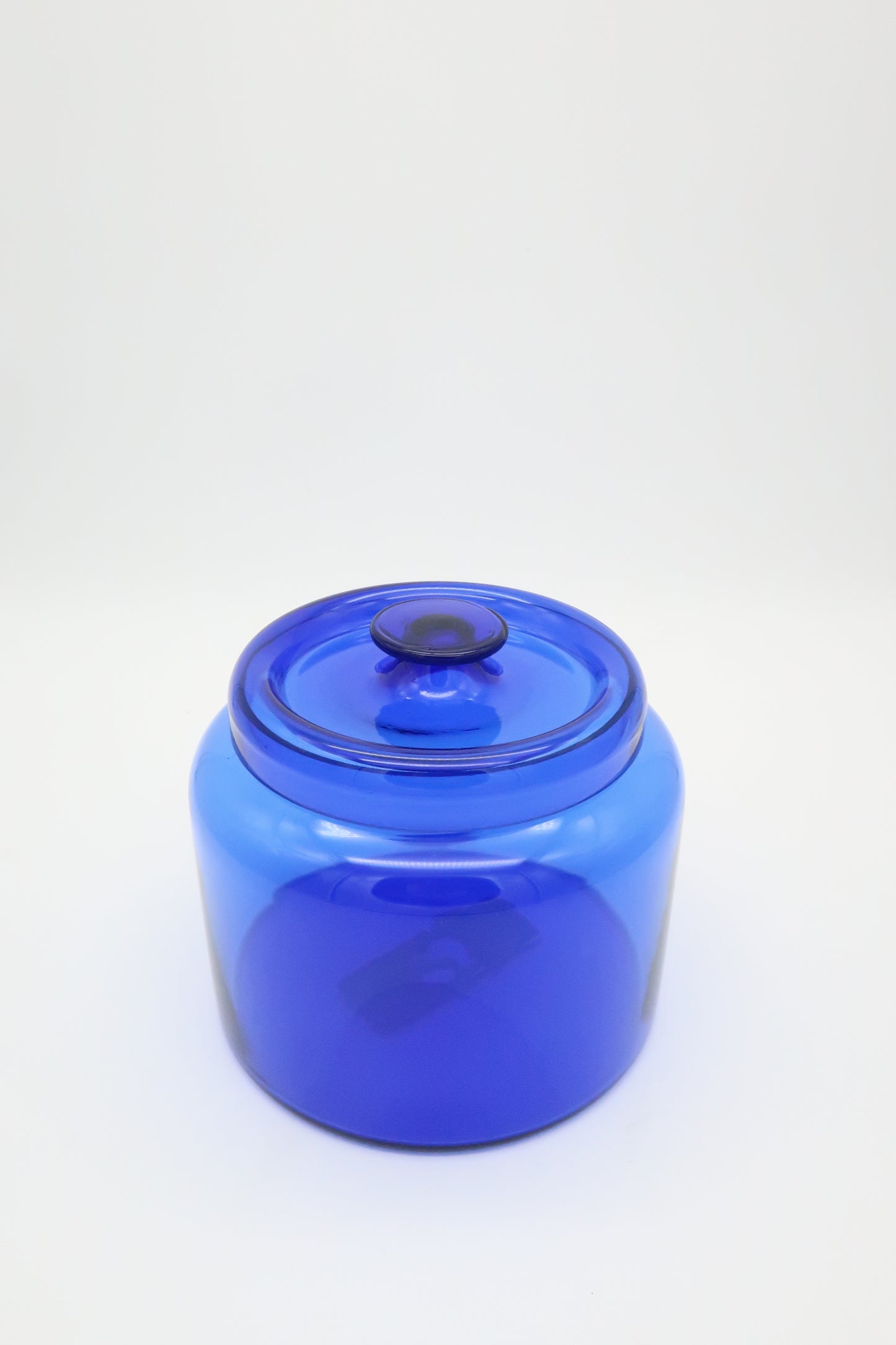 1970's Cobalt Blue Canister