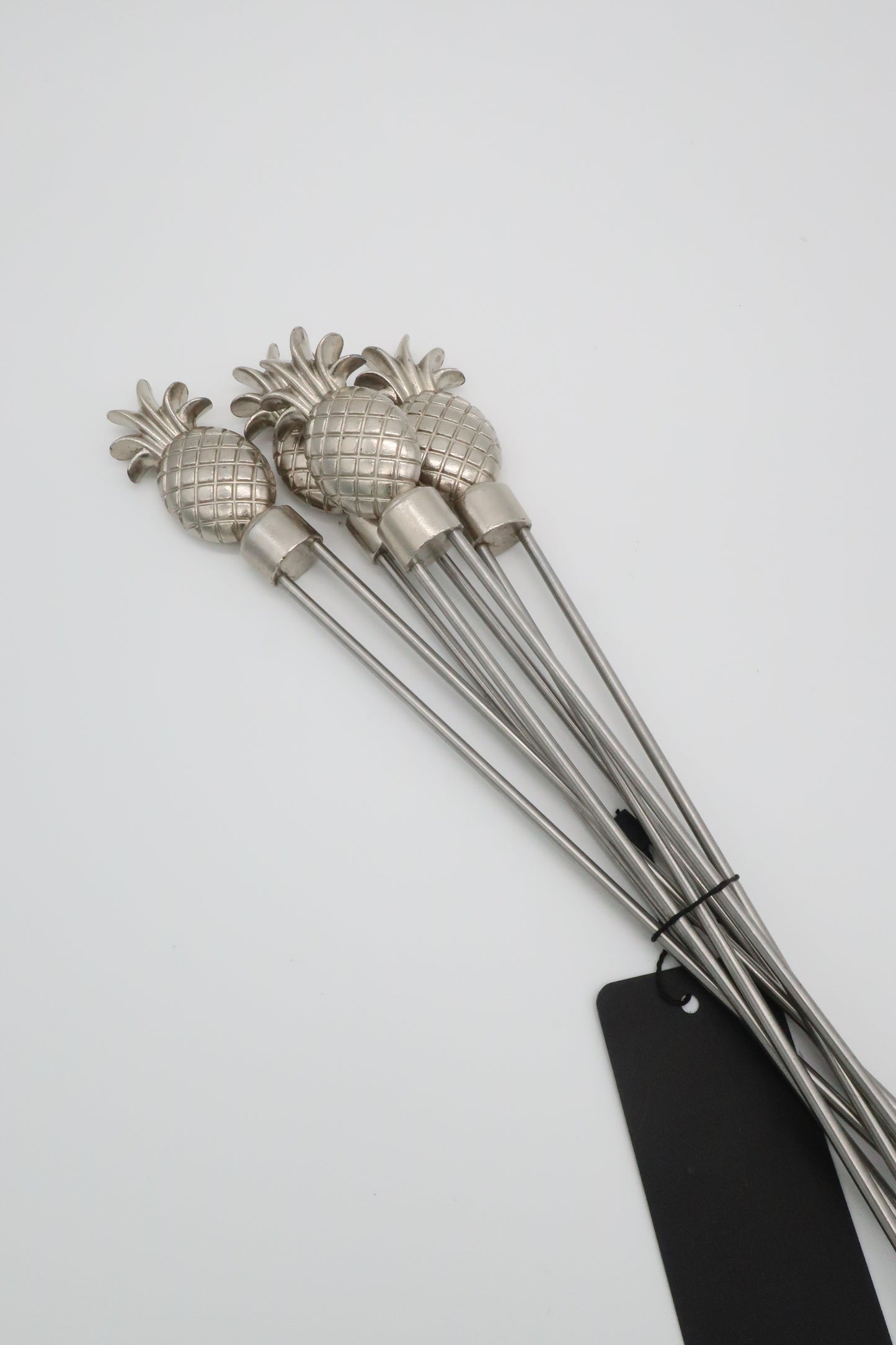 Stainless Steel Pineapple Topped Skewers