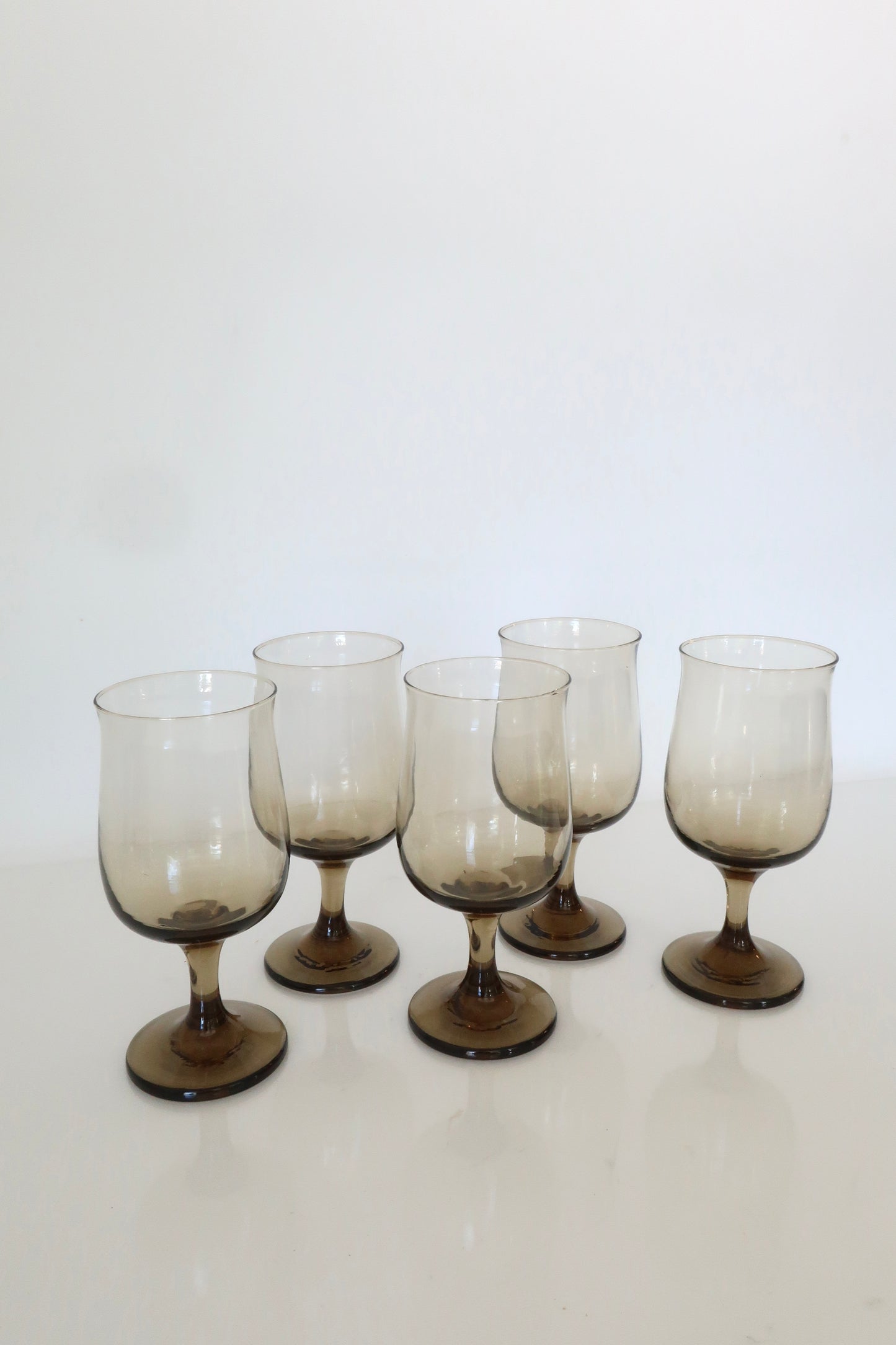 Libbey Tawny Wine Glasses