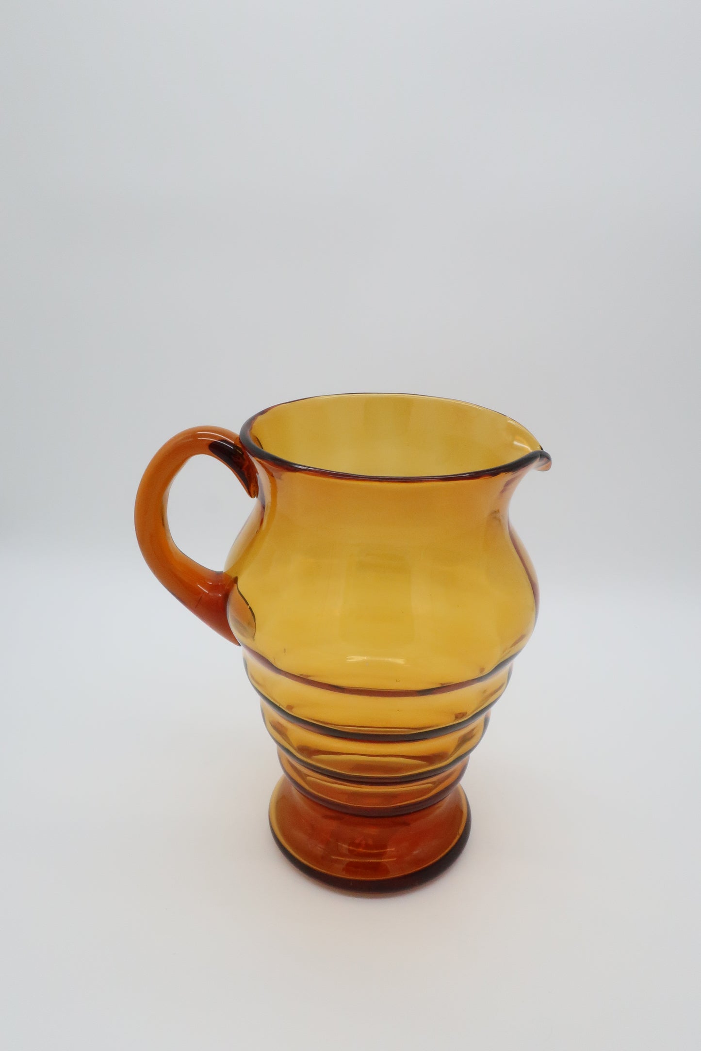 Amber Italian Bubble Pitcher