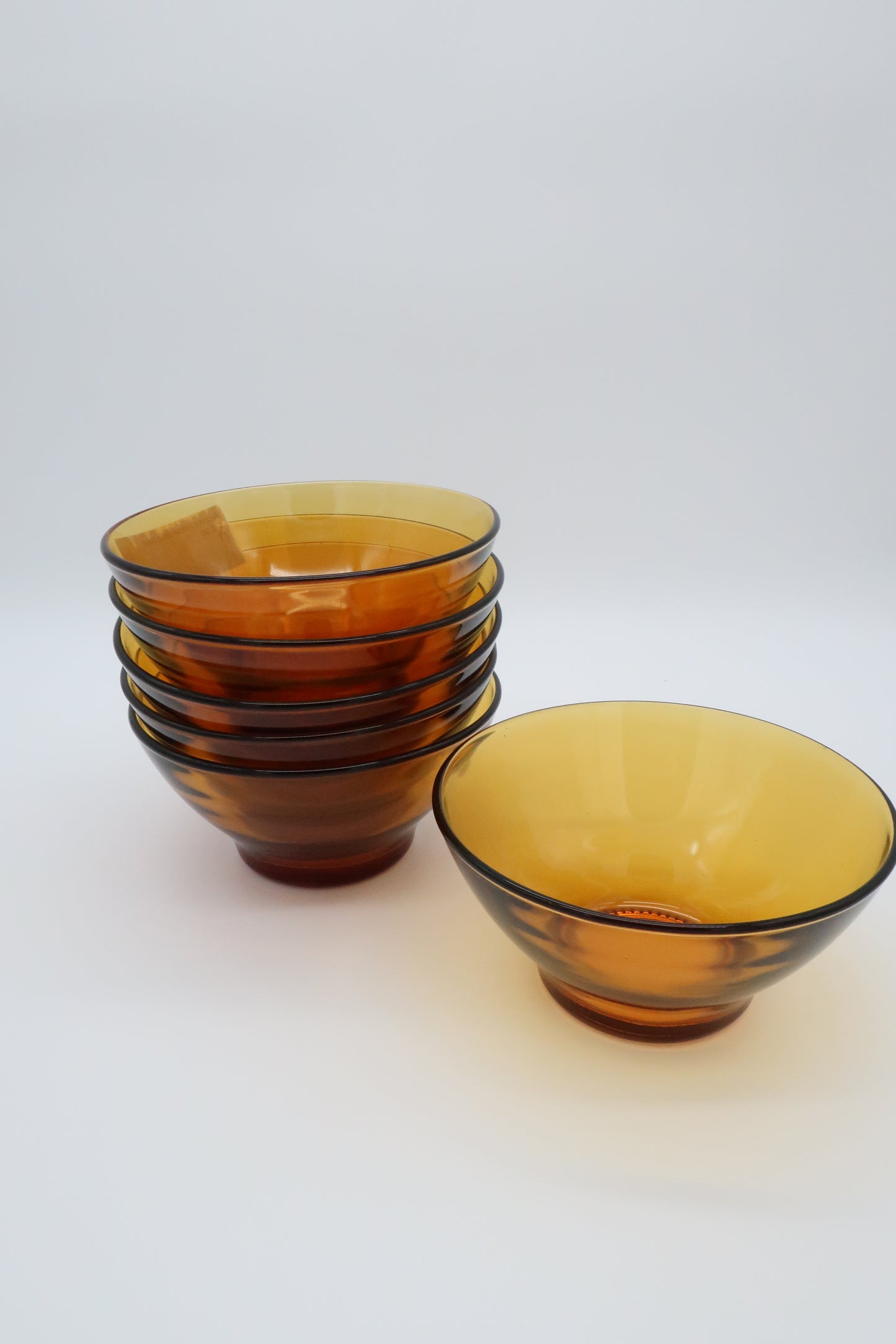Arcoroc Amber Soup Bowls