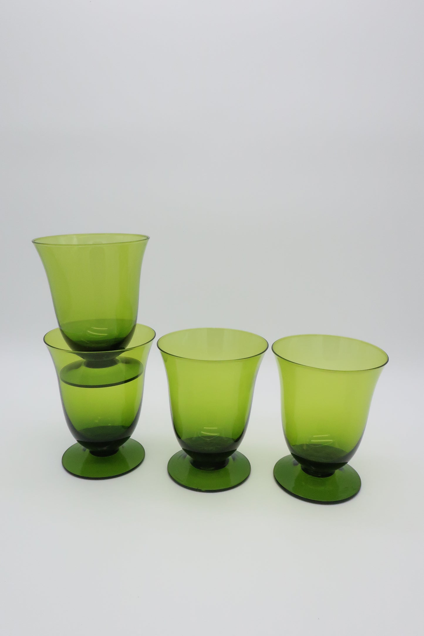 Green Lowball Tumblers