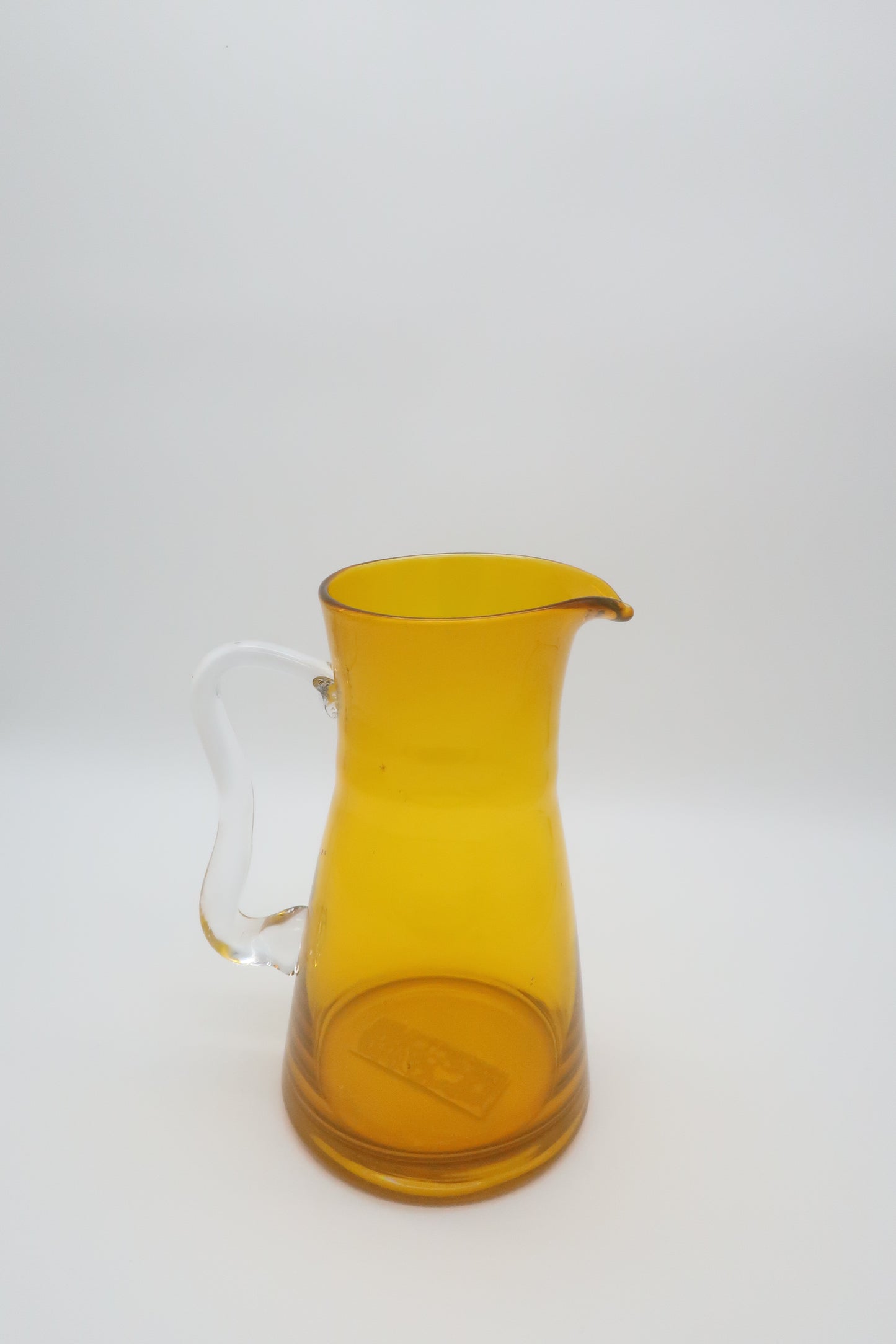 Yellow Squiggle Pitcher