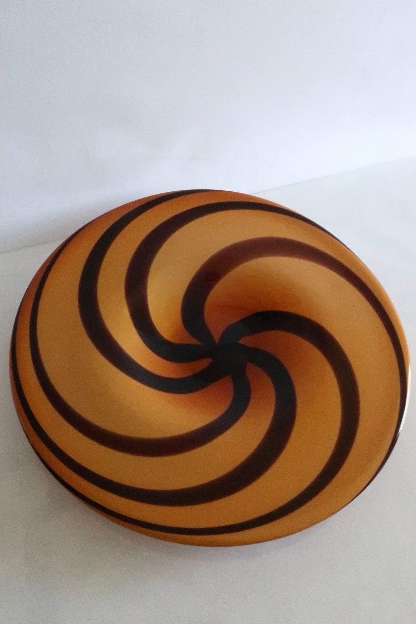 Vintage Amber Swirl Large Catch-all
