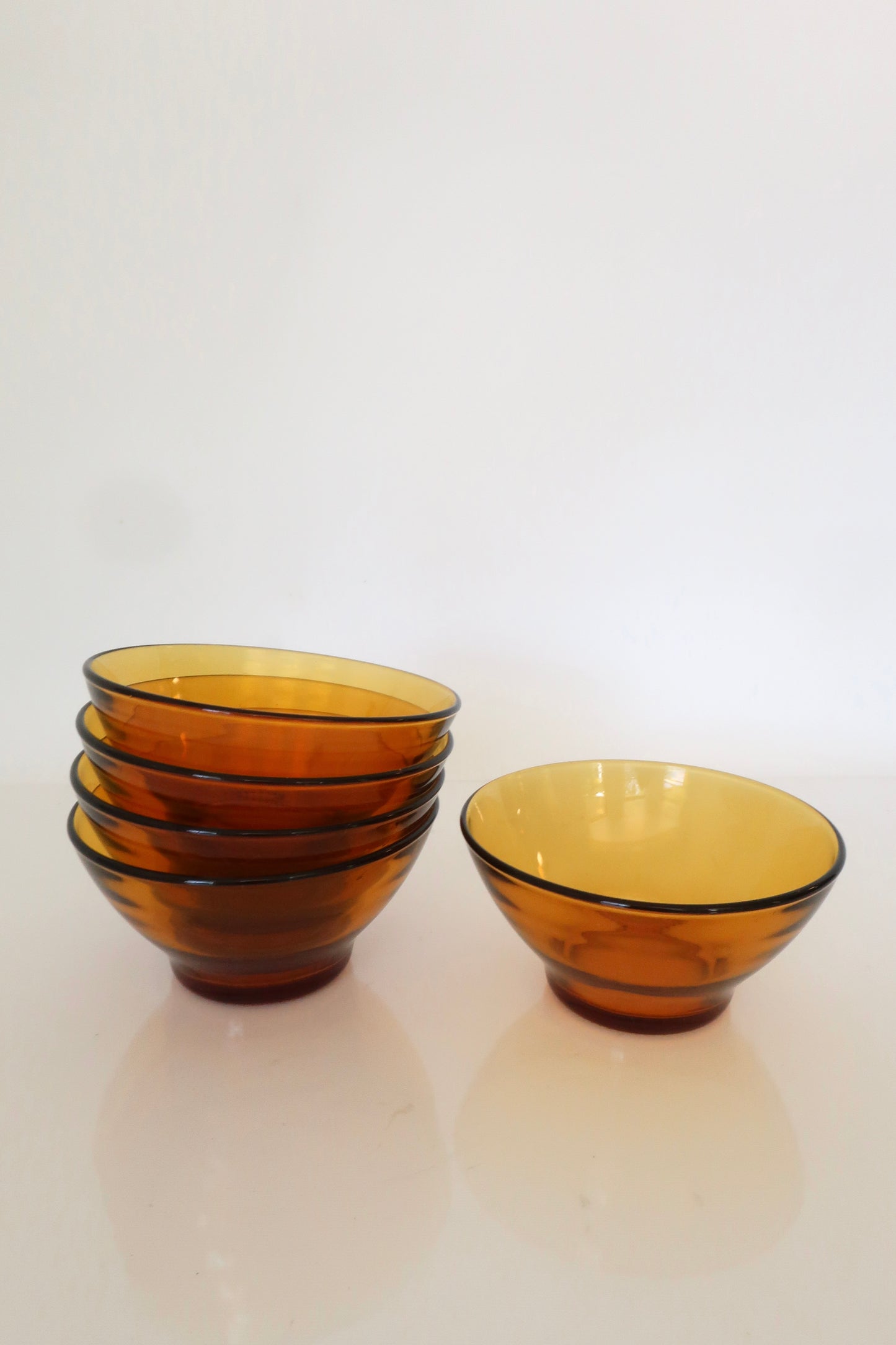 Arcoroc Amber Soup Bowls