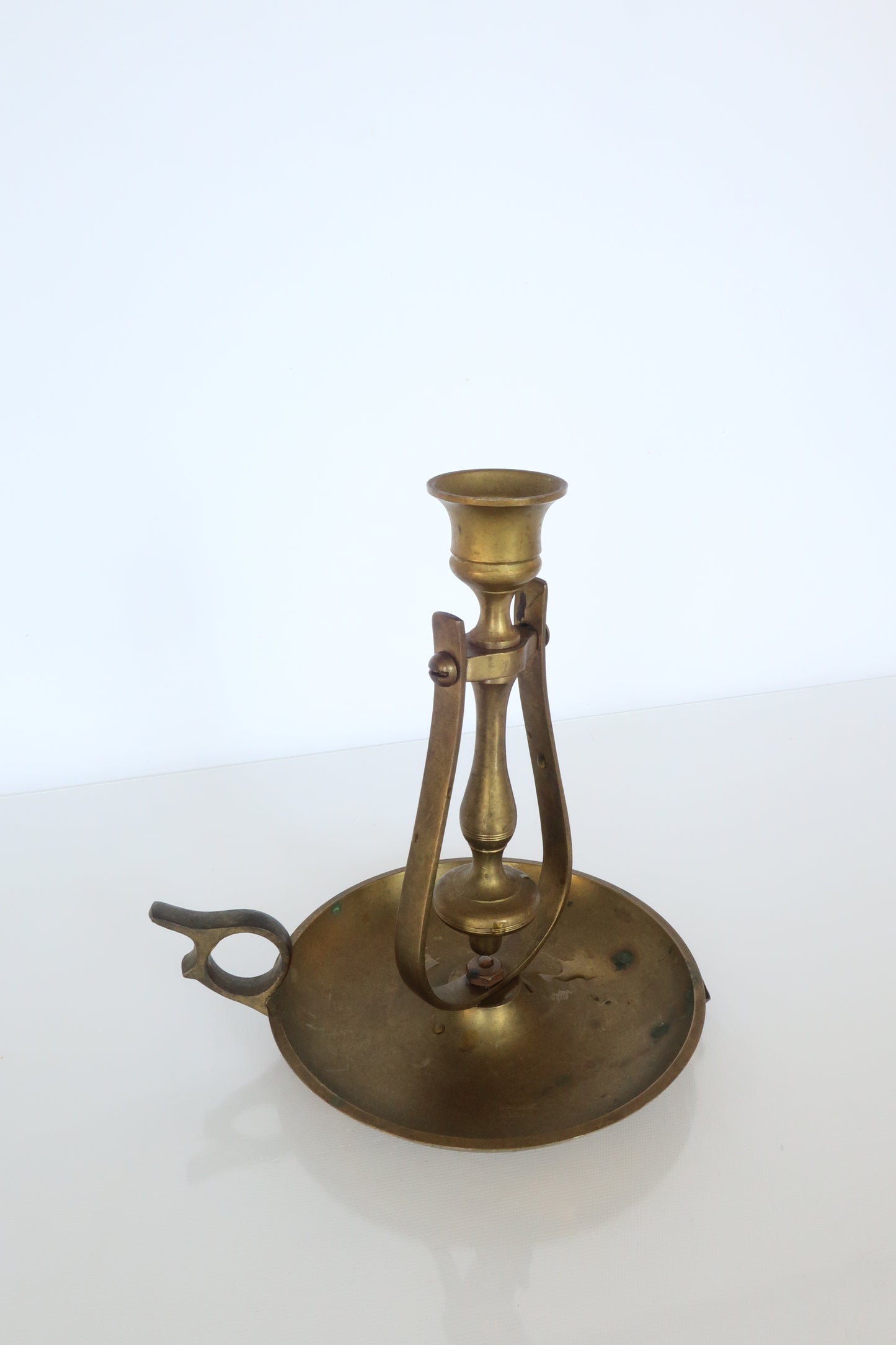 Brass Swivel Candle Holder