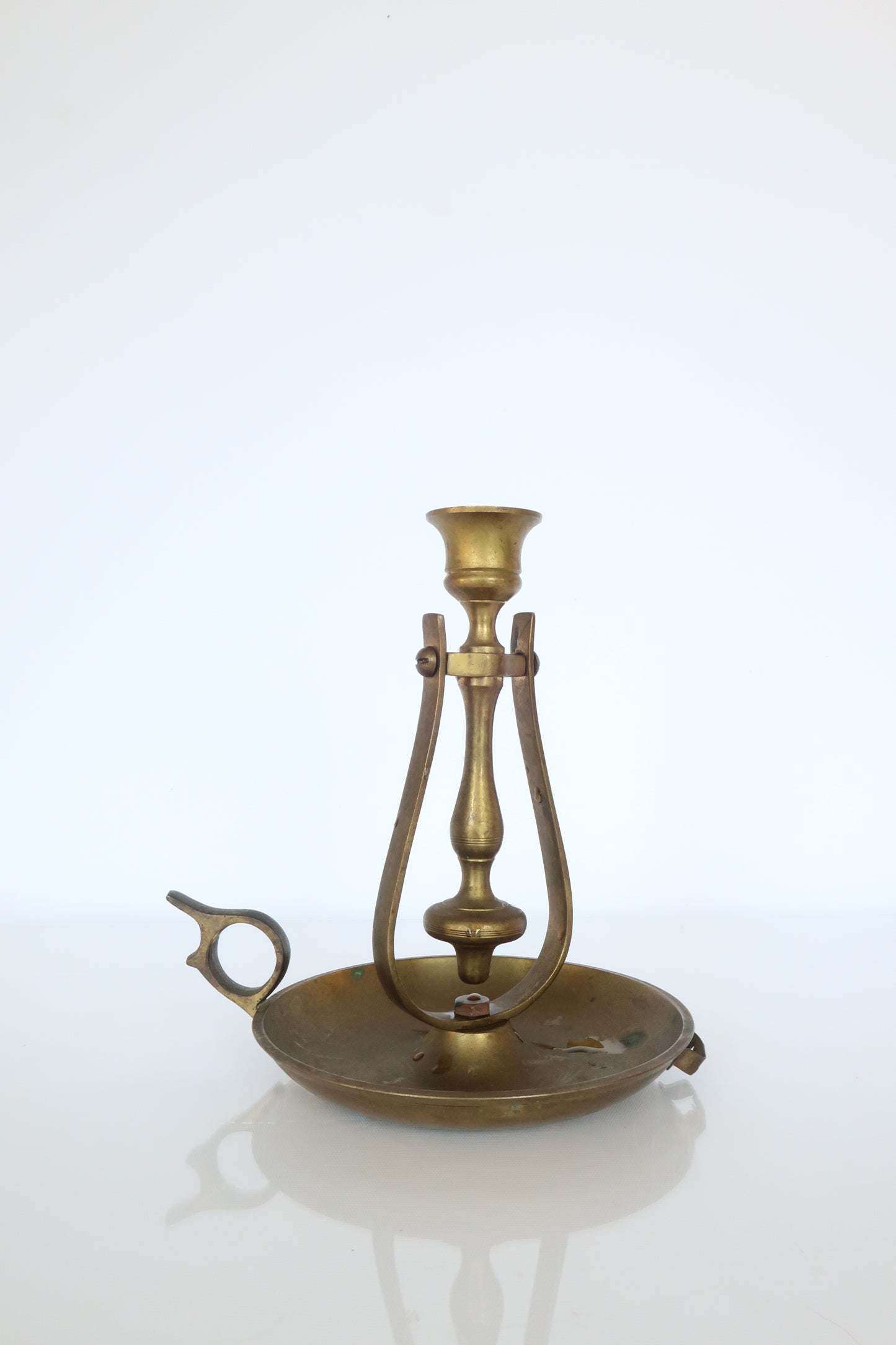 Brass Swivel Candle Holder