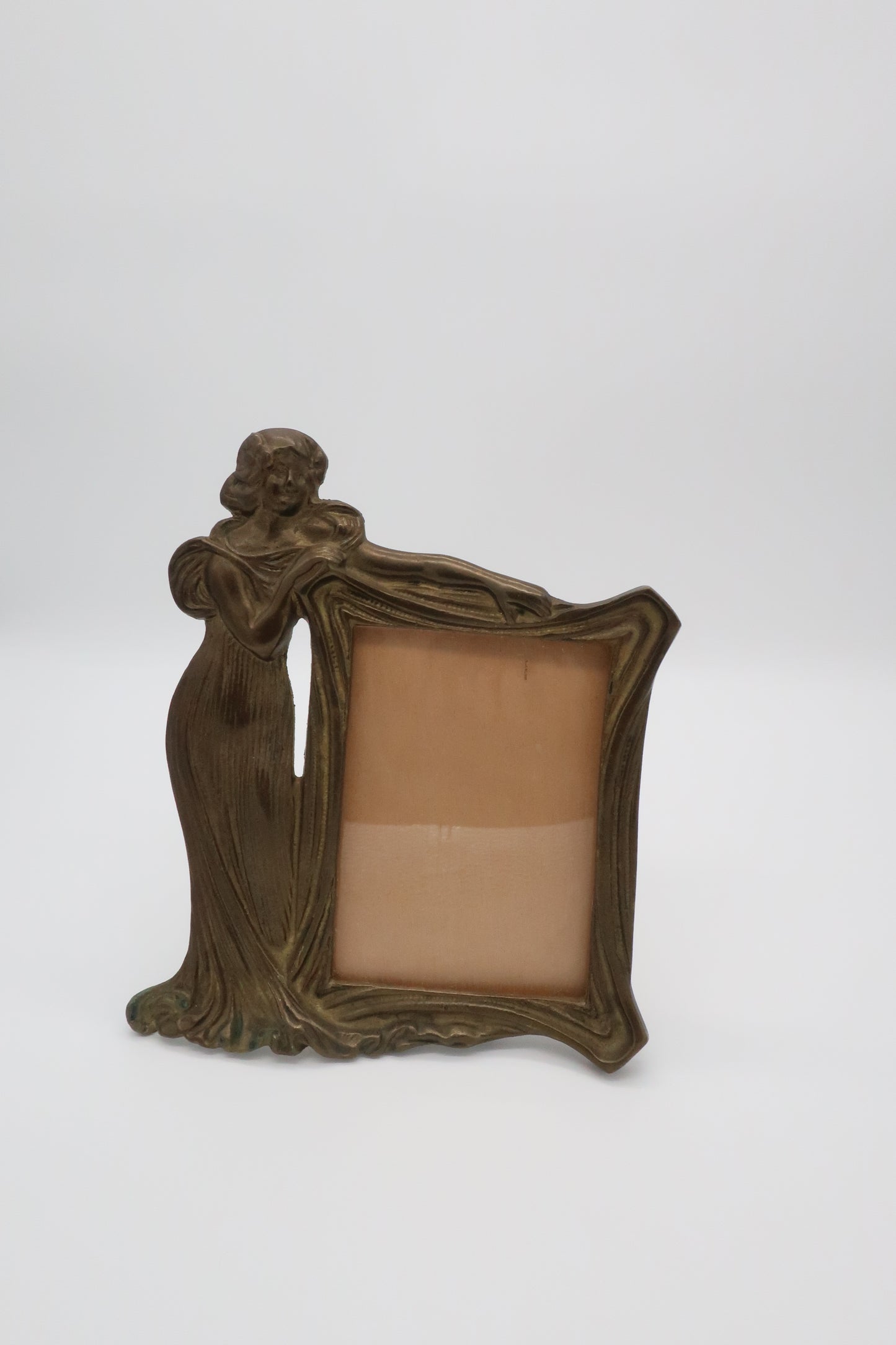 Art Nouveau Brass Frame