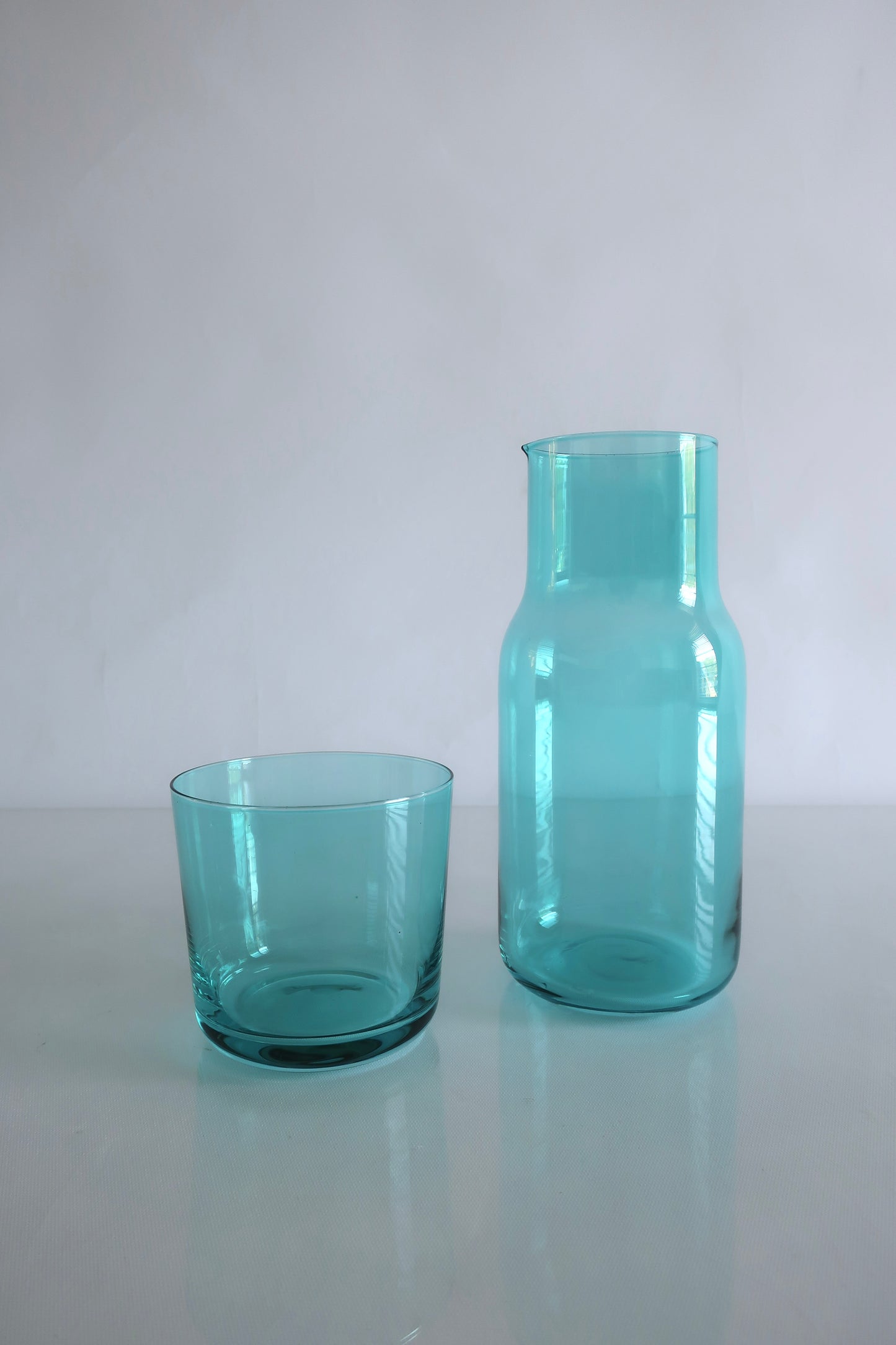 Teal Bedside Carafe