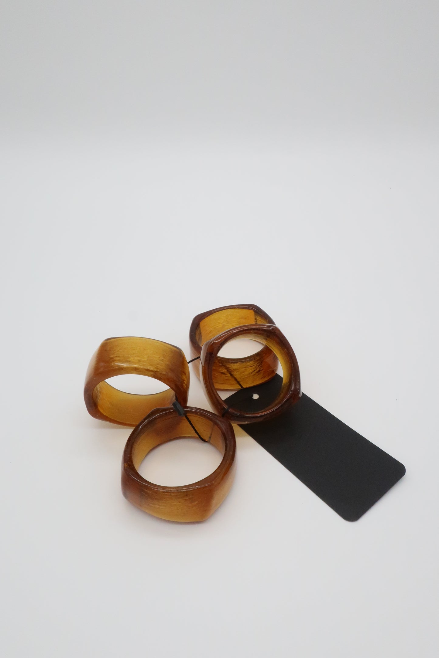 Amber Napkin Rings