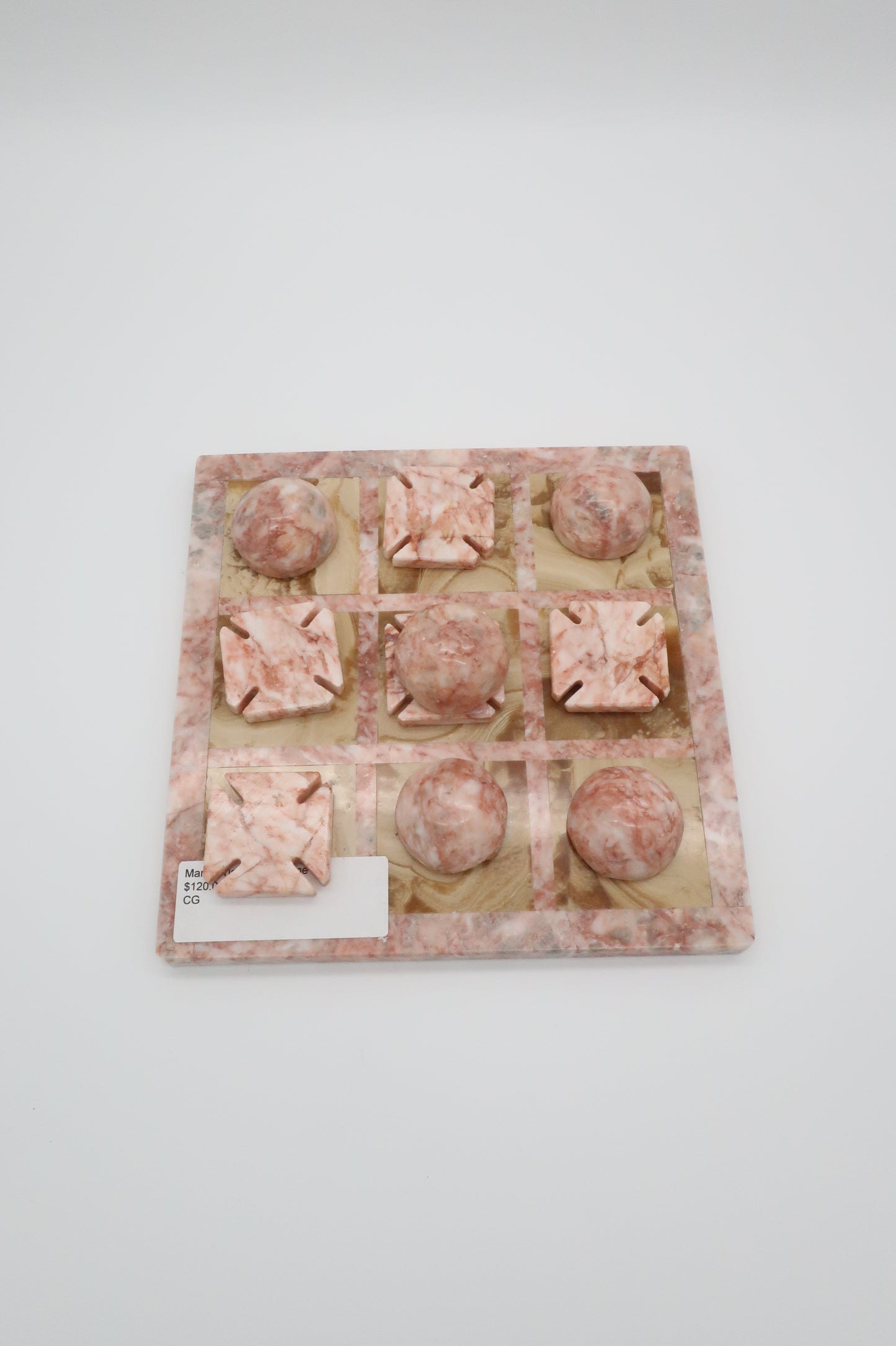 Marble Tic Tac Toe Set