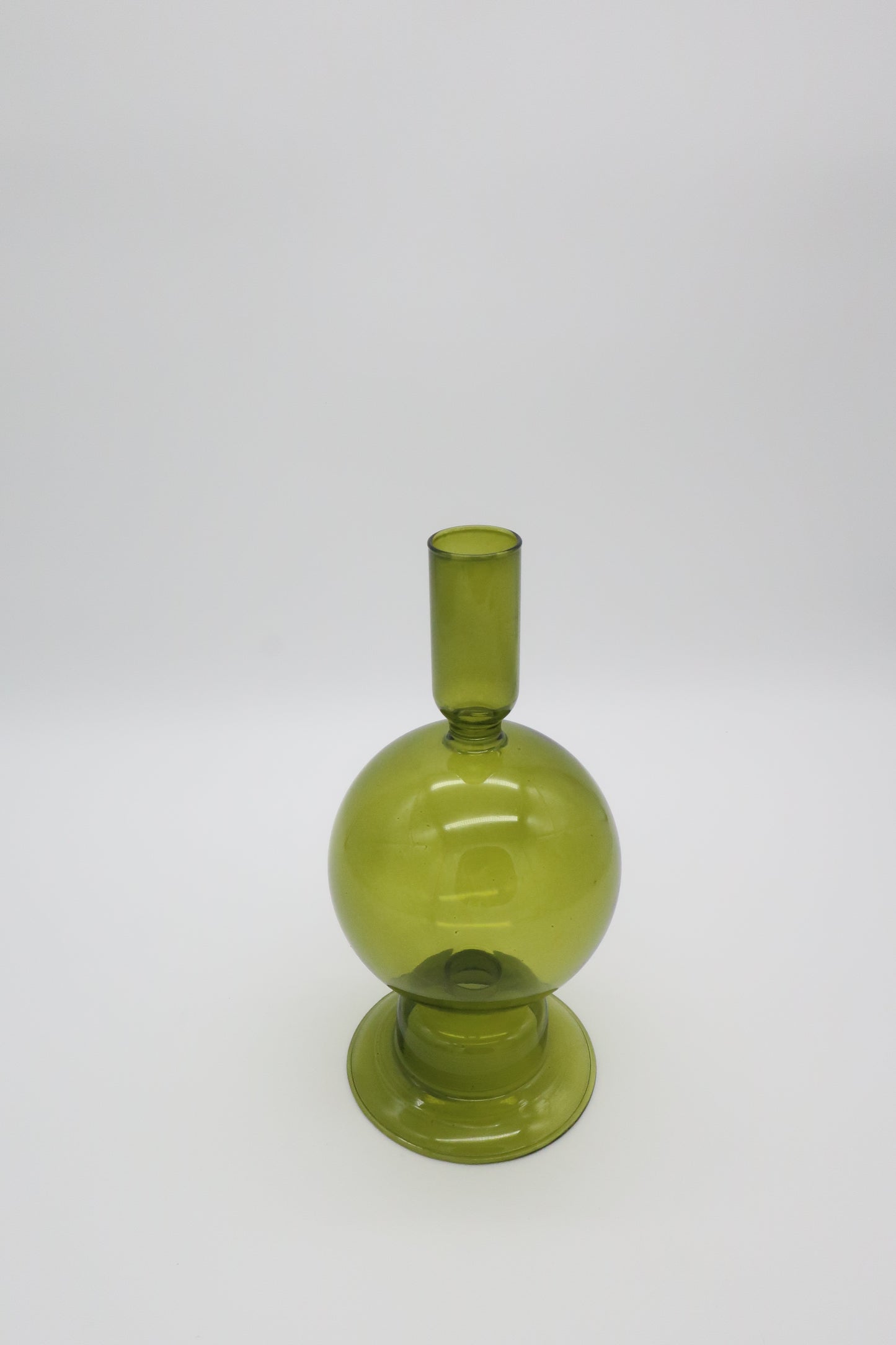 Green Bubble Candle Holder