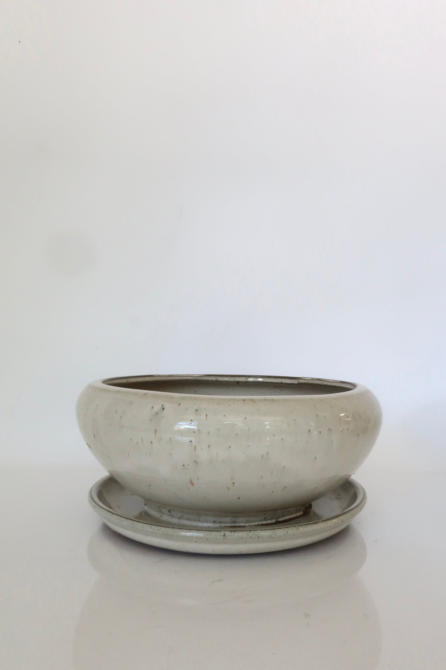 Round Ceramic Planter