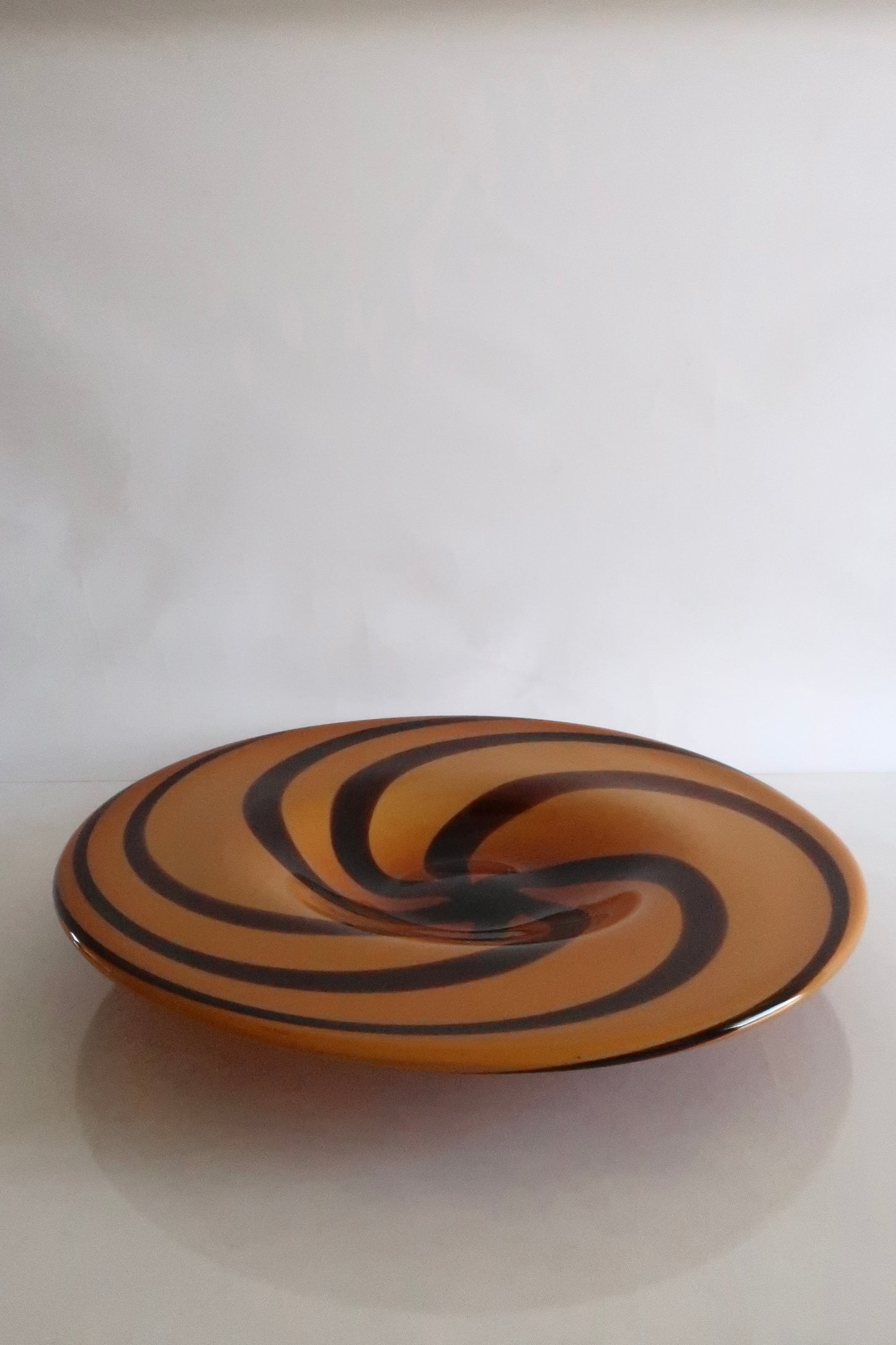 Vintage Amber Swirl Large Catch-all