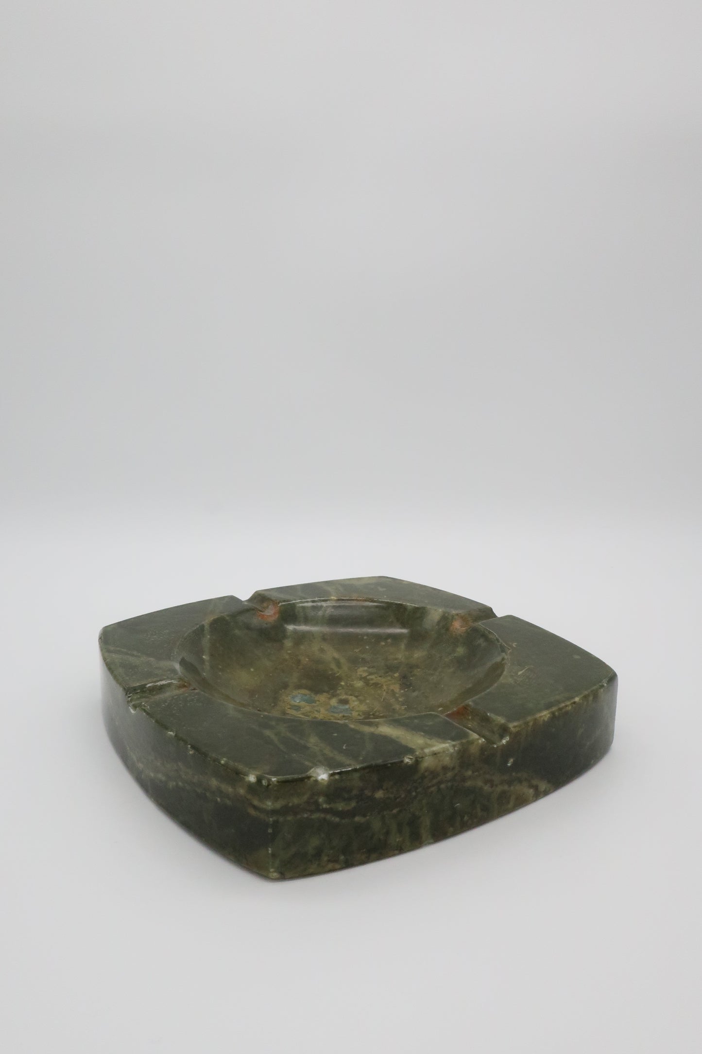 Italian Alabaster Green Ashtray