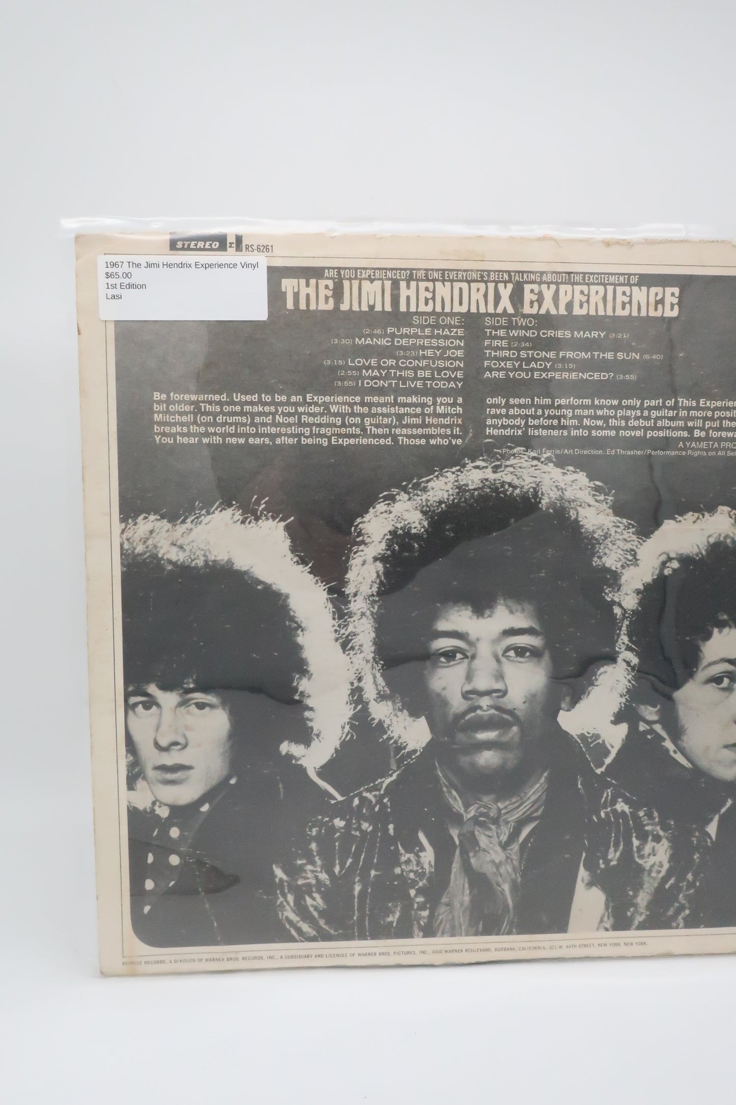 1967 The Jimi Hendrix Experience Vinyl