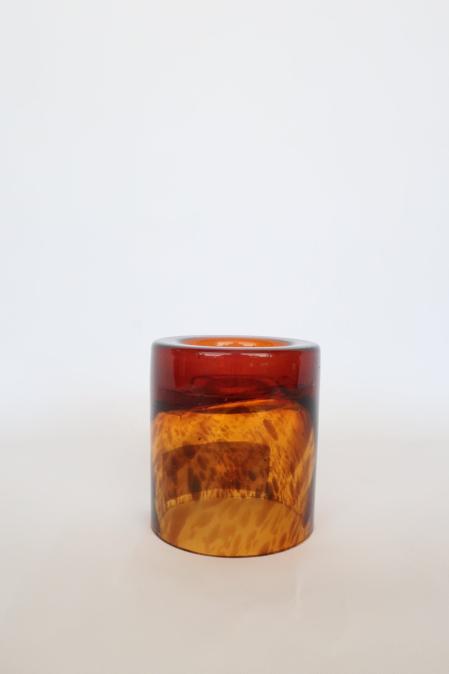 Amber Tortoise Candle Holder