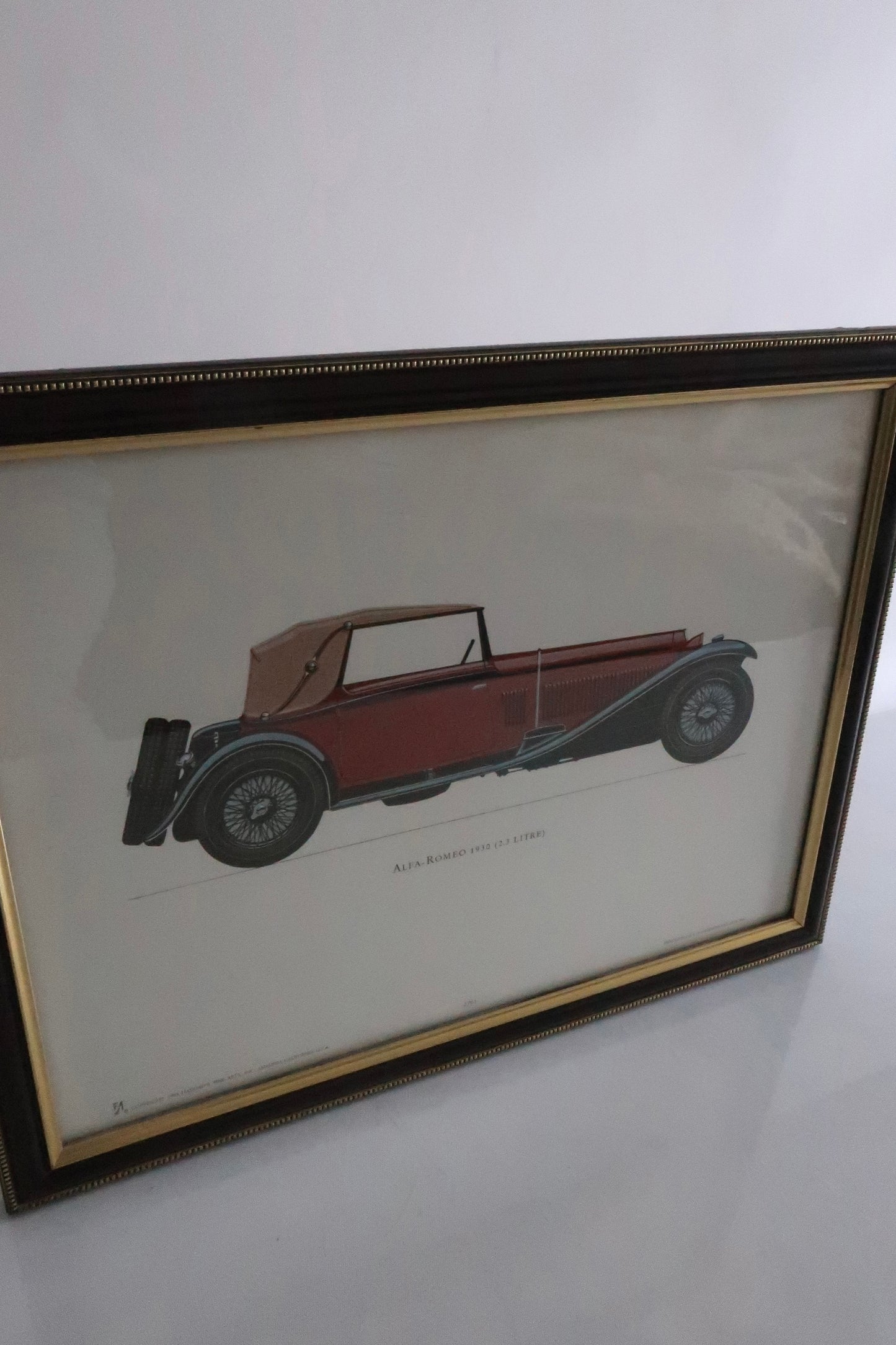 Alfa Romeo Framed Art Piece