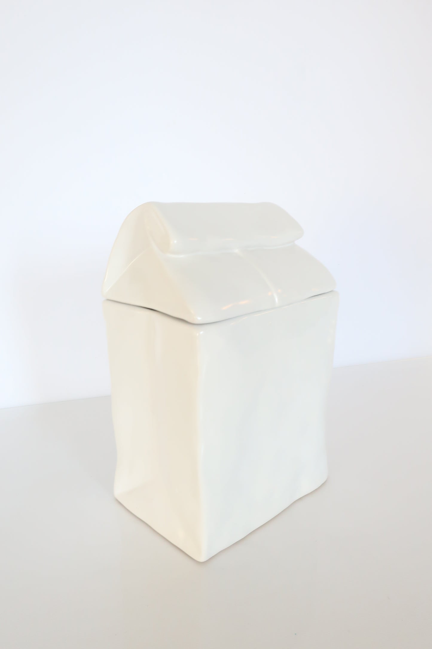 Ceramic “Paper” Bag Canister