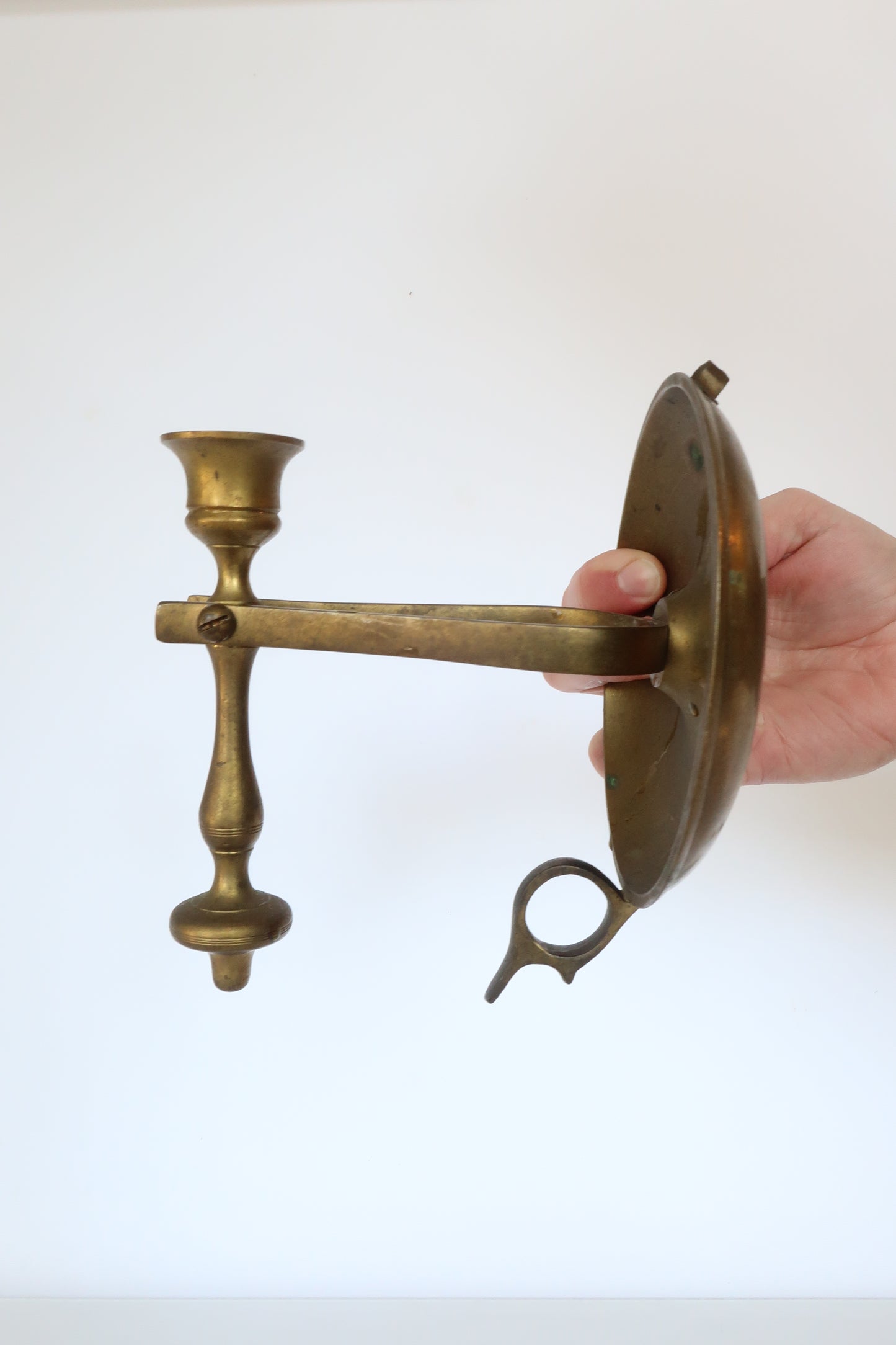 Brass Swivel Candle Holder