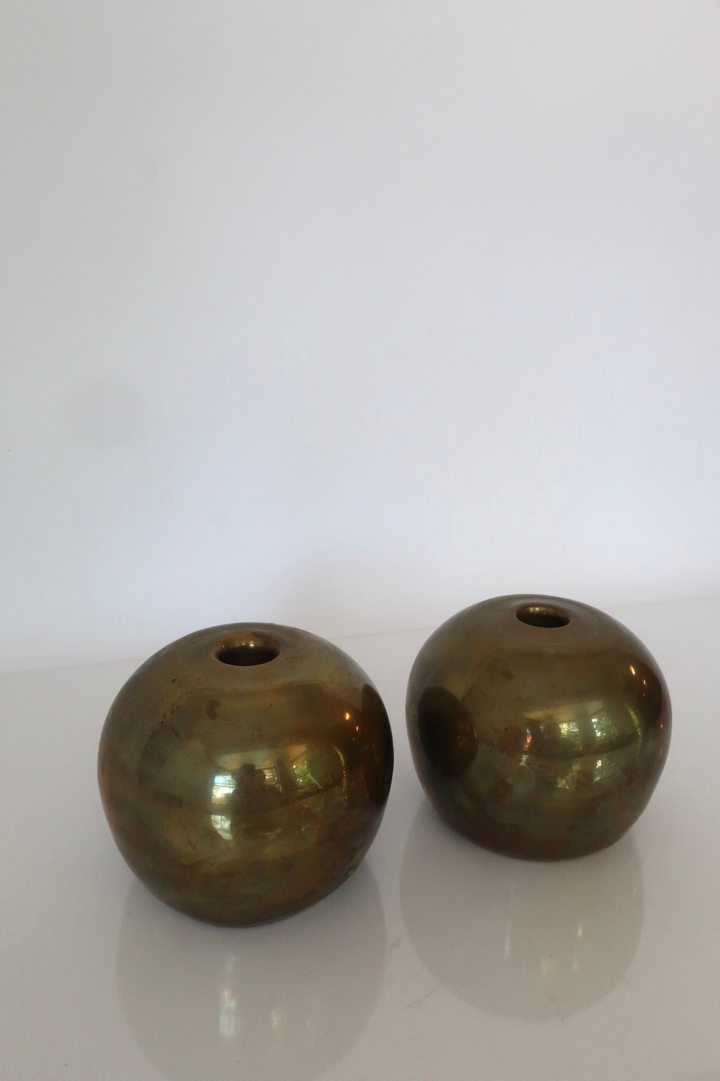 Brass Bubble Candle Holder