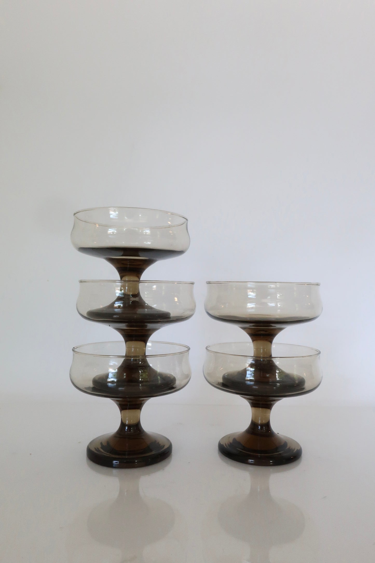 Libbey Tawny Coupes