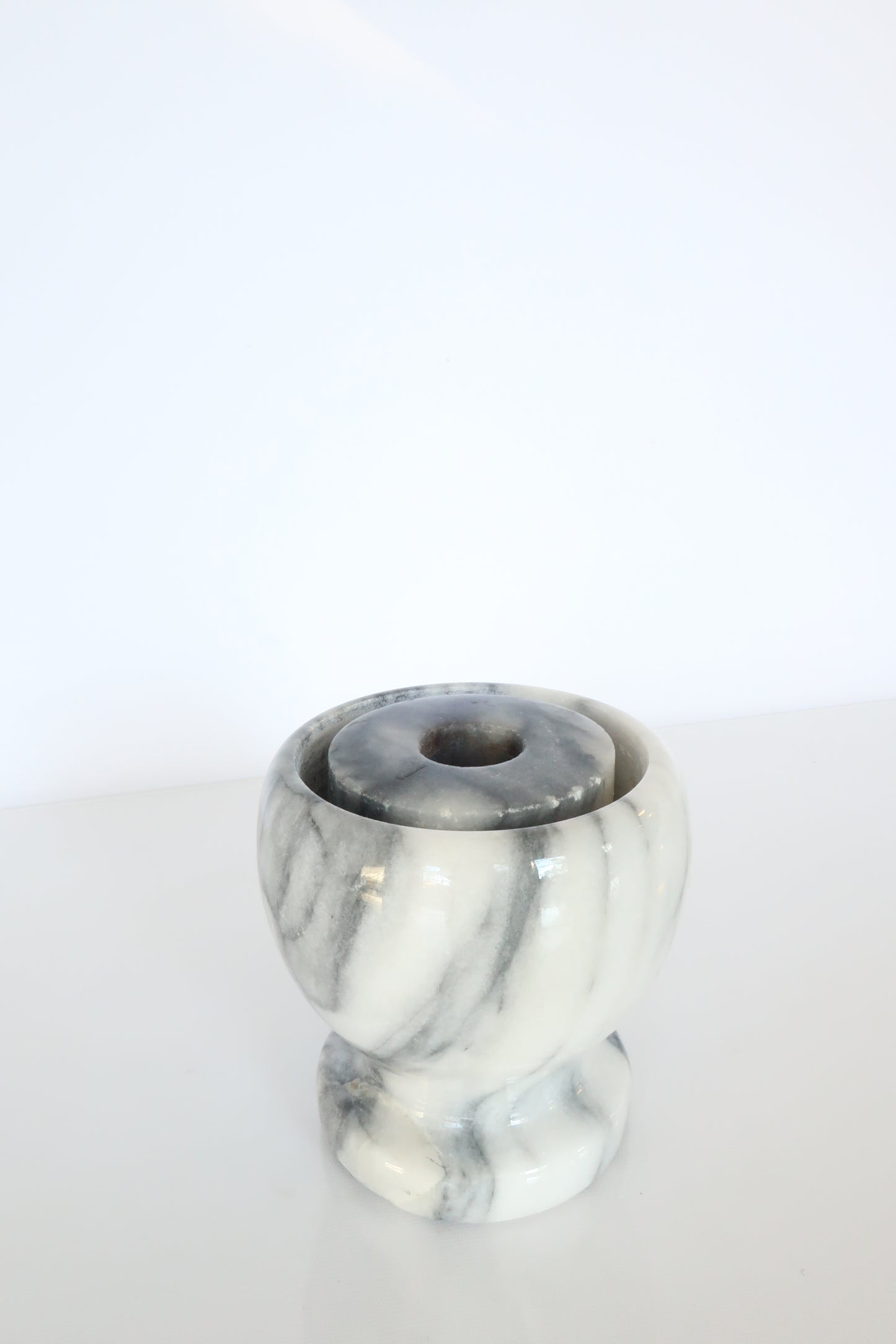 Marble Taper Candle Holder