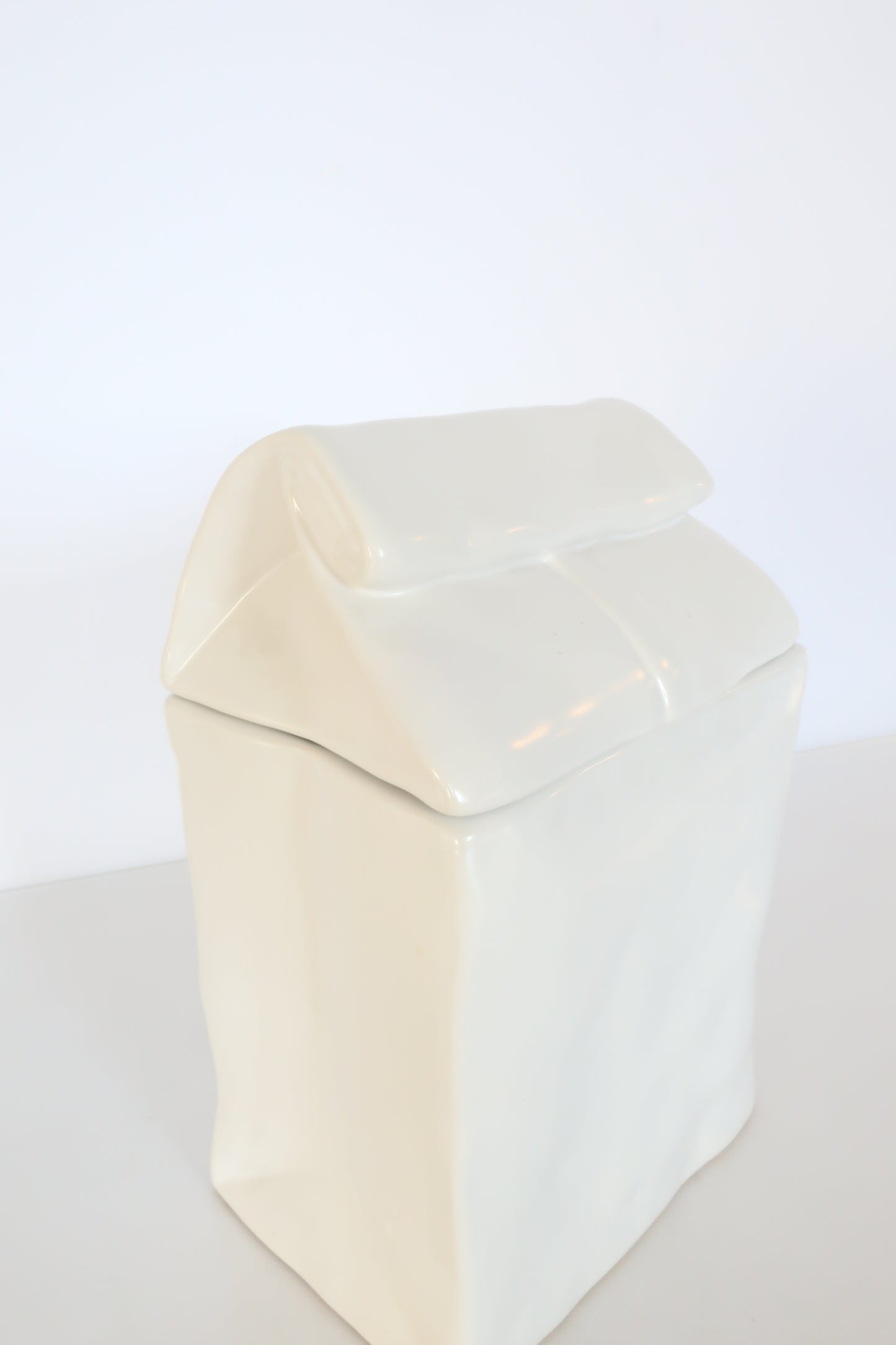 Ceramic “Paper” Bag Canister