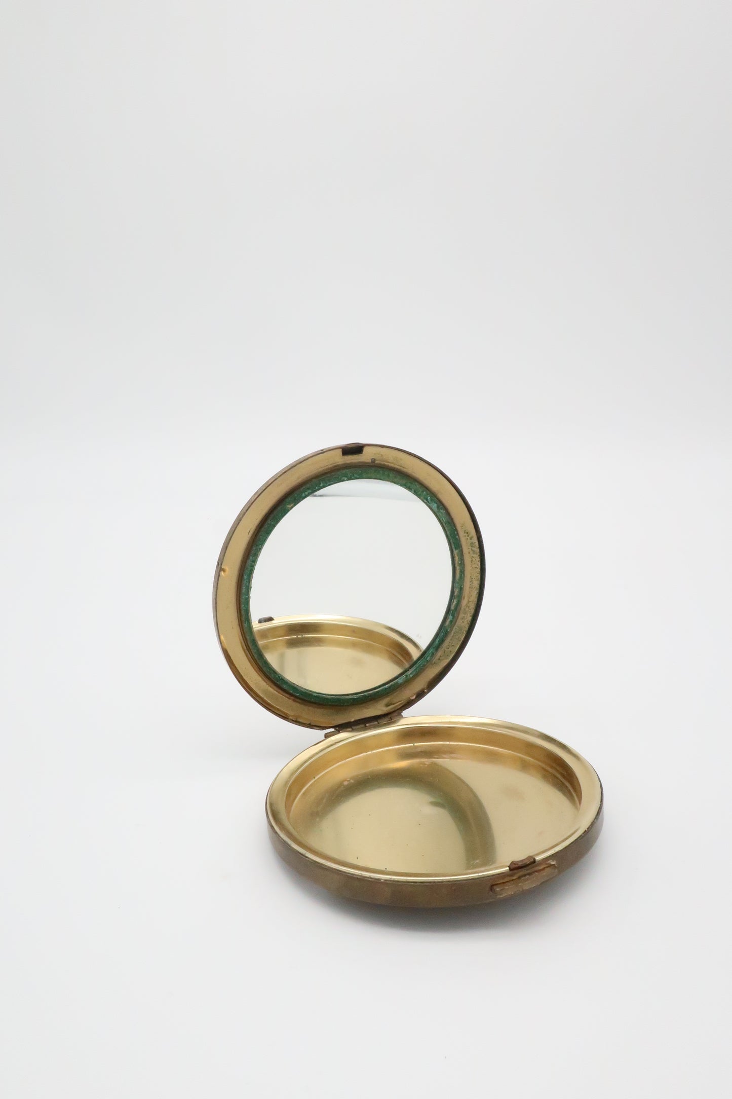 1950’s Brass Compact Mirror